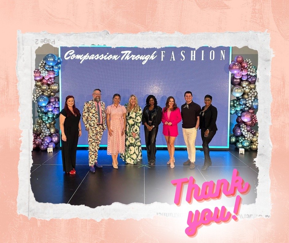 We are incredibly grateful to our amazing panel of judges who brought their time, expertise, and heart to Compassion Through Fashion. Their thoughtful feedback, encouragement, and passion for creativity helped make the night truly meaningful for ever