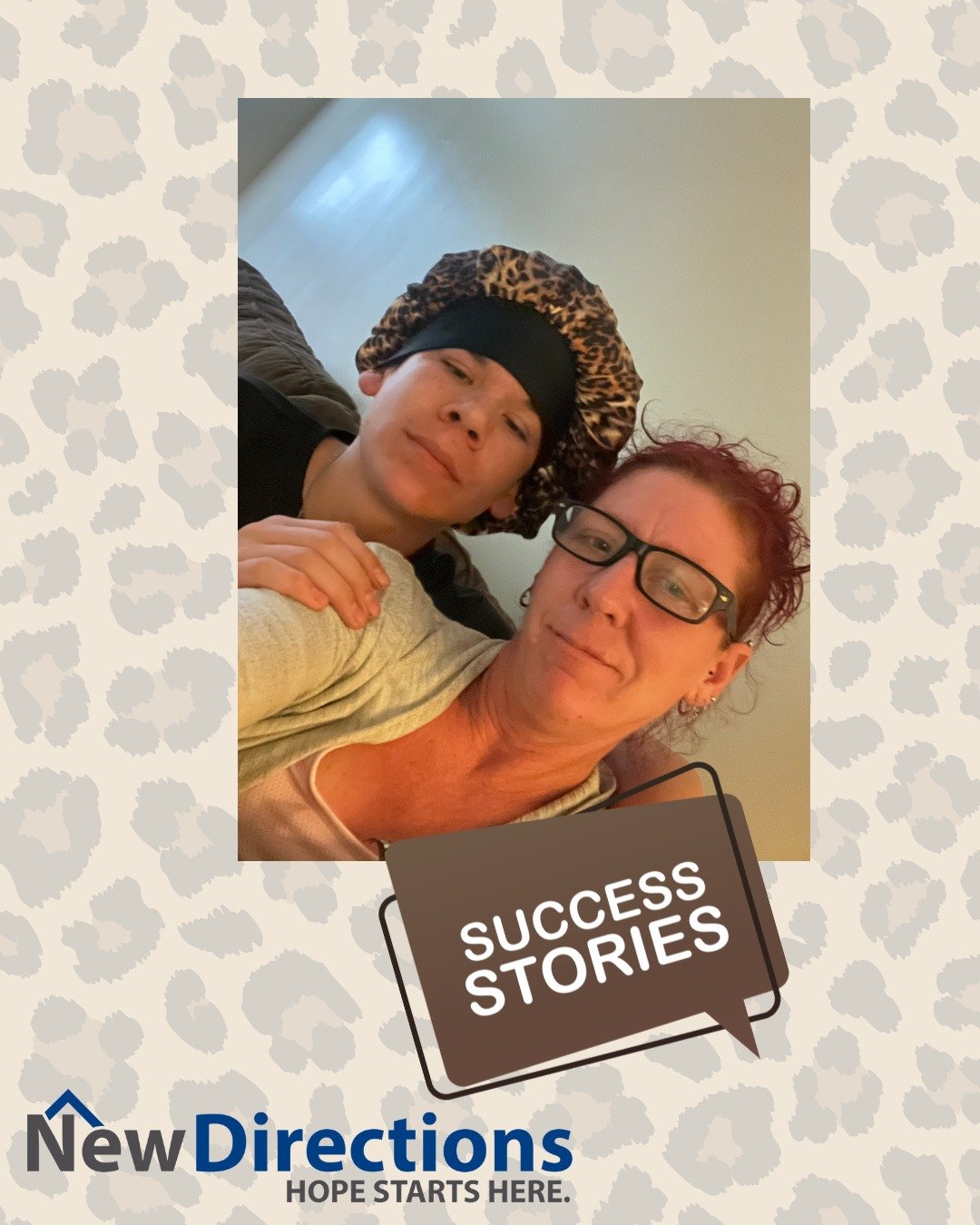 Tina came to New Directions Women's Shelter last August facing fear and uncertainty, but chose courage. On April 1, 2026, she reached two incredible milestones: 7 months in recovery and moving into her own two-bedroom apartment. Today, she&rsquo;s re