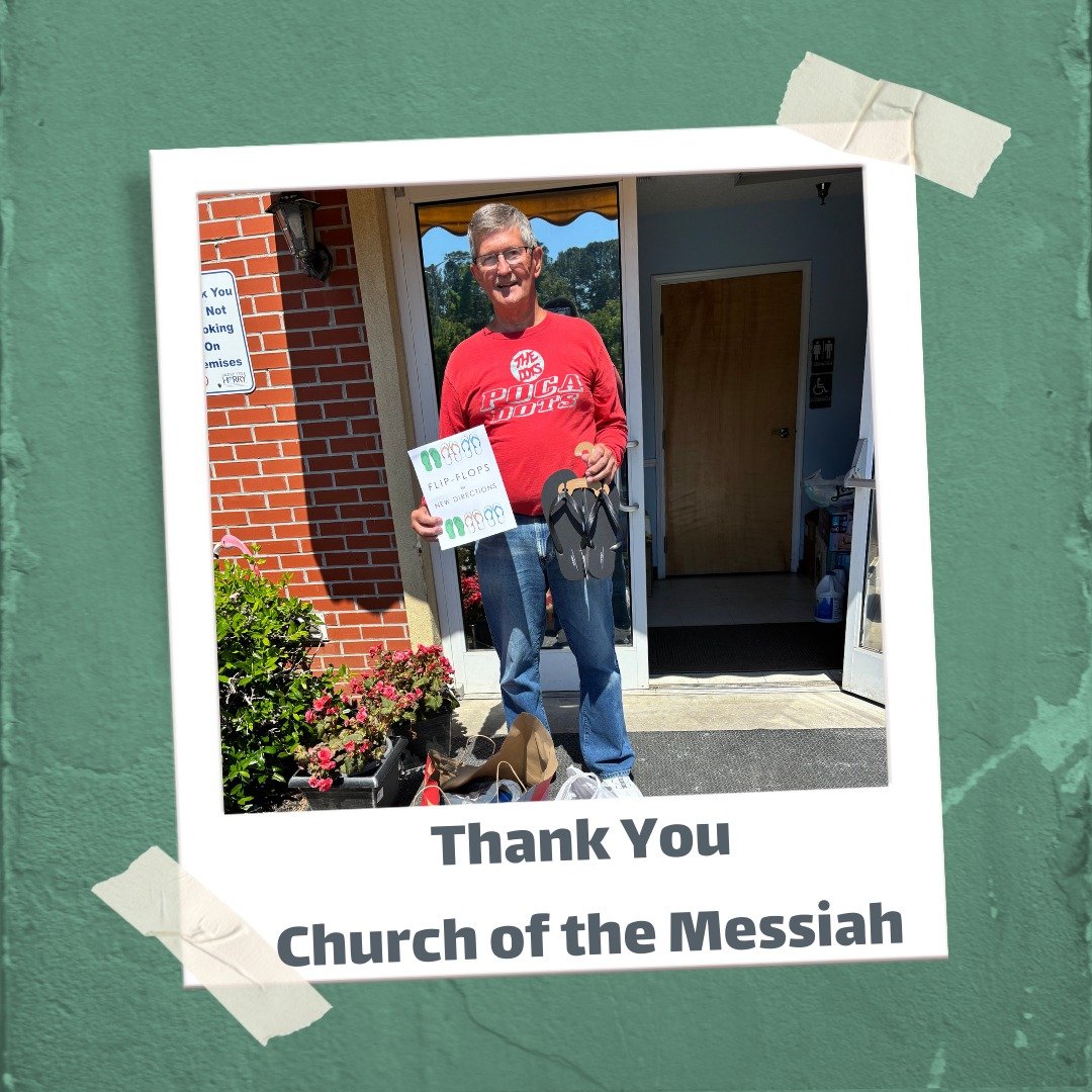 A big thank you to The Episcopal Church of the Messiah, in Myrtle Beach, for donating flip flops (to be used as shower shoes) to our men&rsquo;s shelter! Your generosity helps provide care to the men we serve every day.