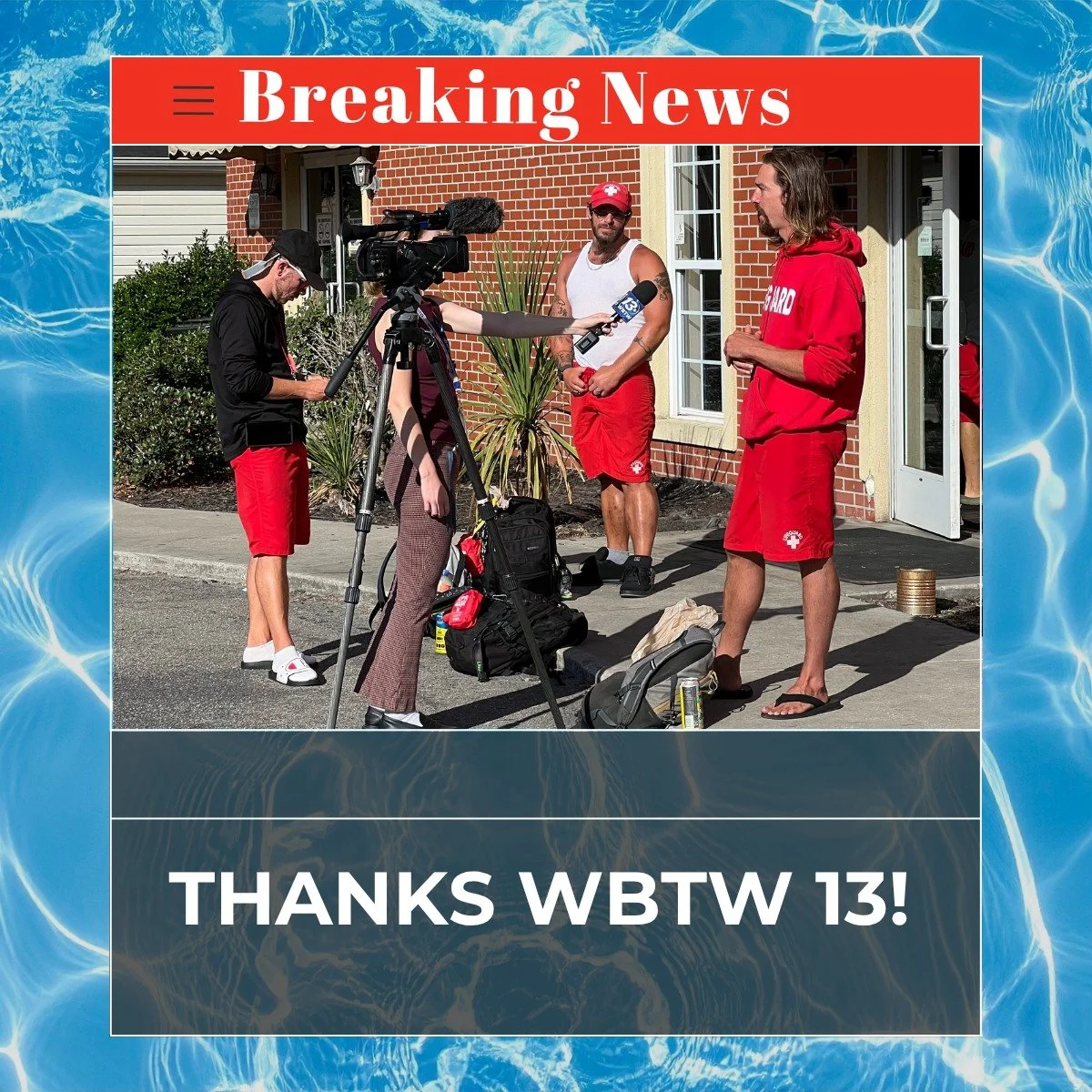 We&rsquo;re so grateful to WBTW News 13 for helping shine a light on an incredible story of  second chances at New Directions. Tune into the evening news and hear the inspiring journey of 4 shelter residents who created a new direction as lifeguards.