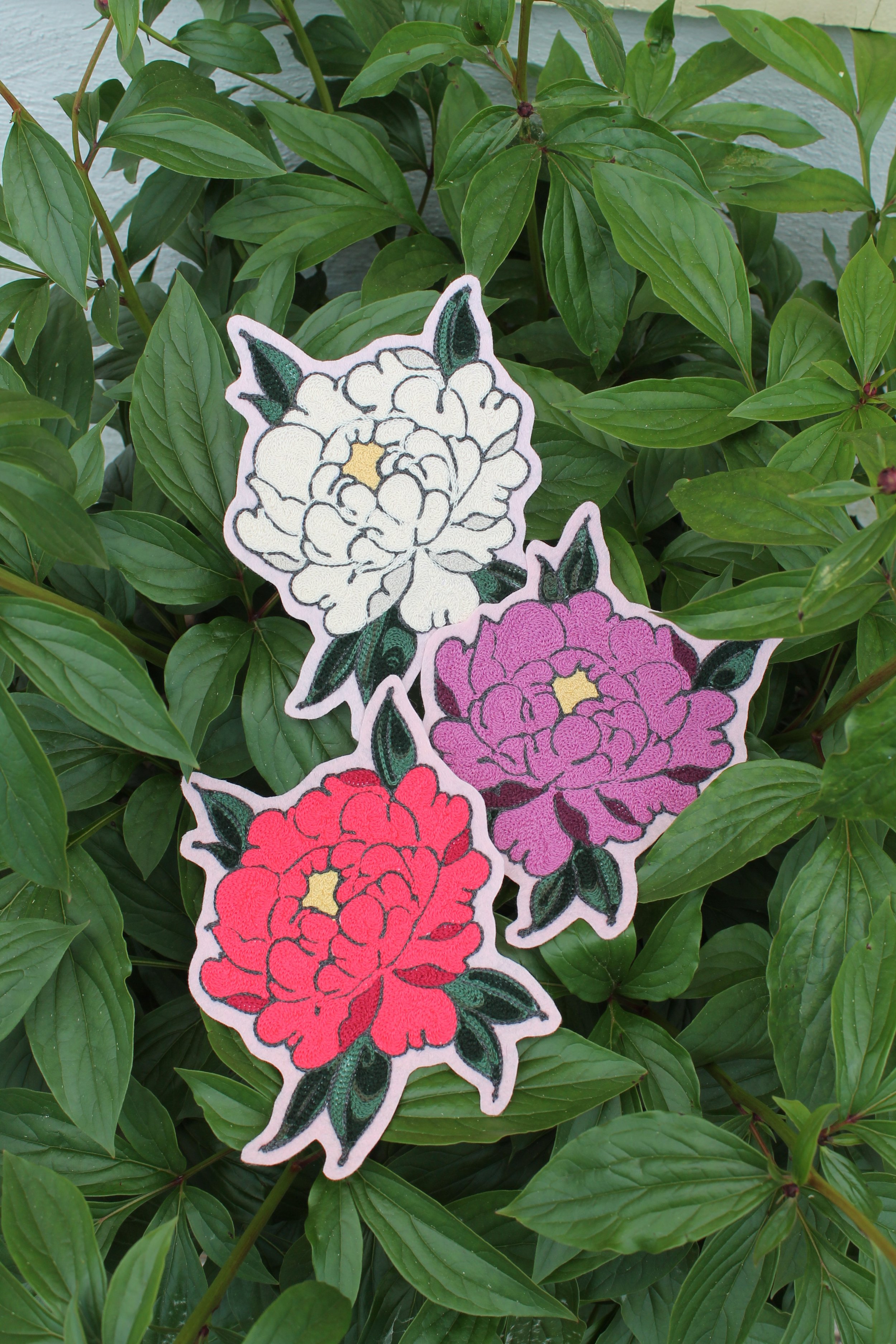 Chainstitch Peony Patch