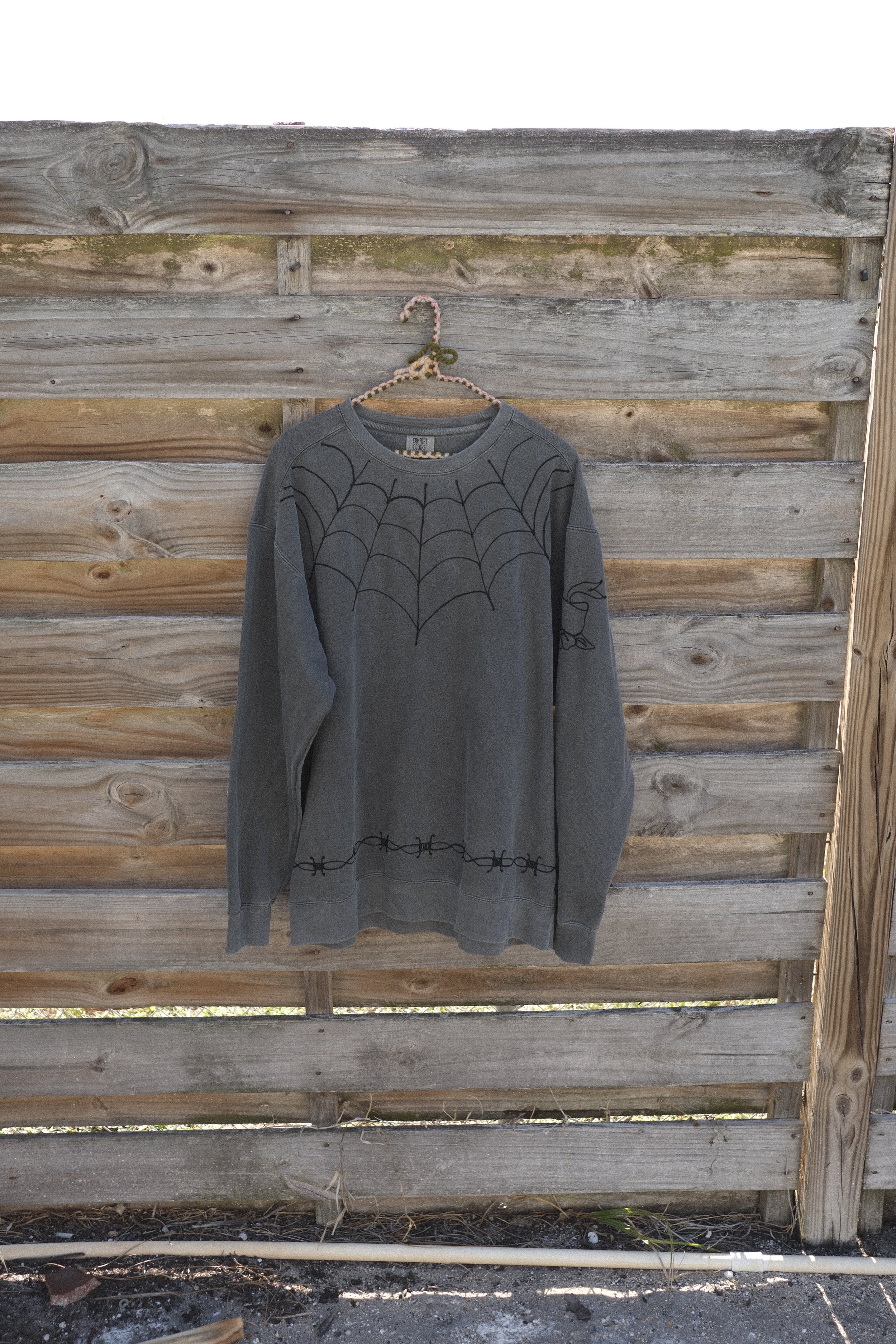 Chainstitch Tattoo Sweatshirt [#1] - Black