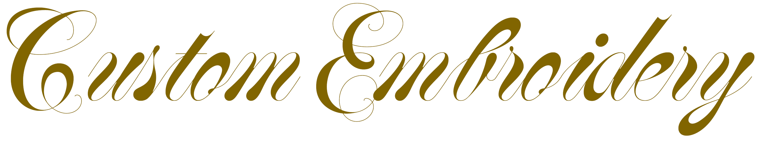 Custom Embroidery