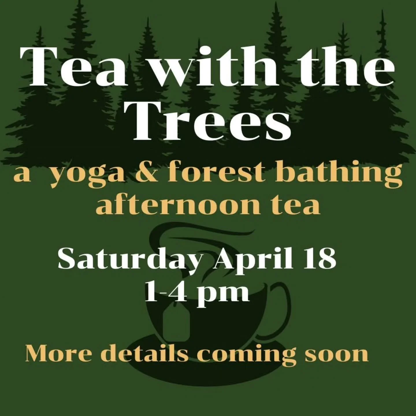 🌲🌳 Excited to be collaborating with Algonac Yoga this spring! 🙂 More details coming soon! 🌳🌲