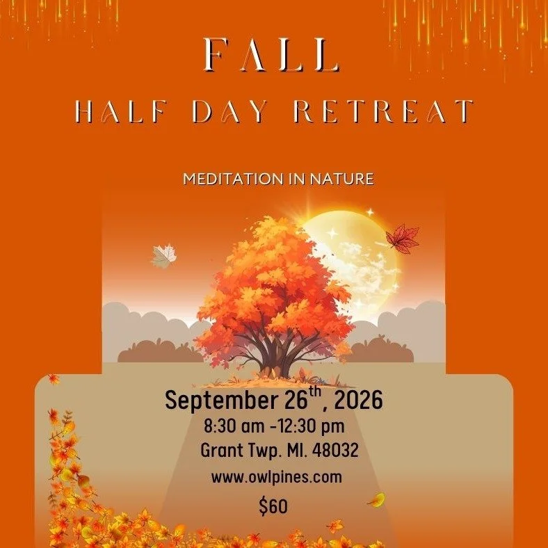 Have you wanted to learn more about meditation and forest bathing but are not ready to commit to a full day retreat? New this fall, Joanna and I are offering a half day class that will let you experience both in a morning session!
