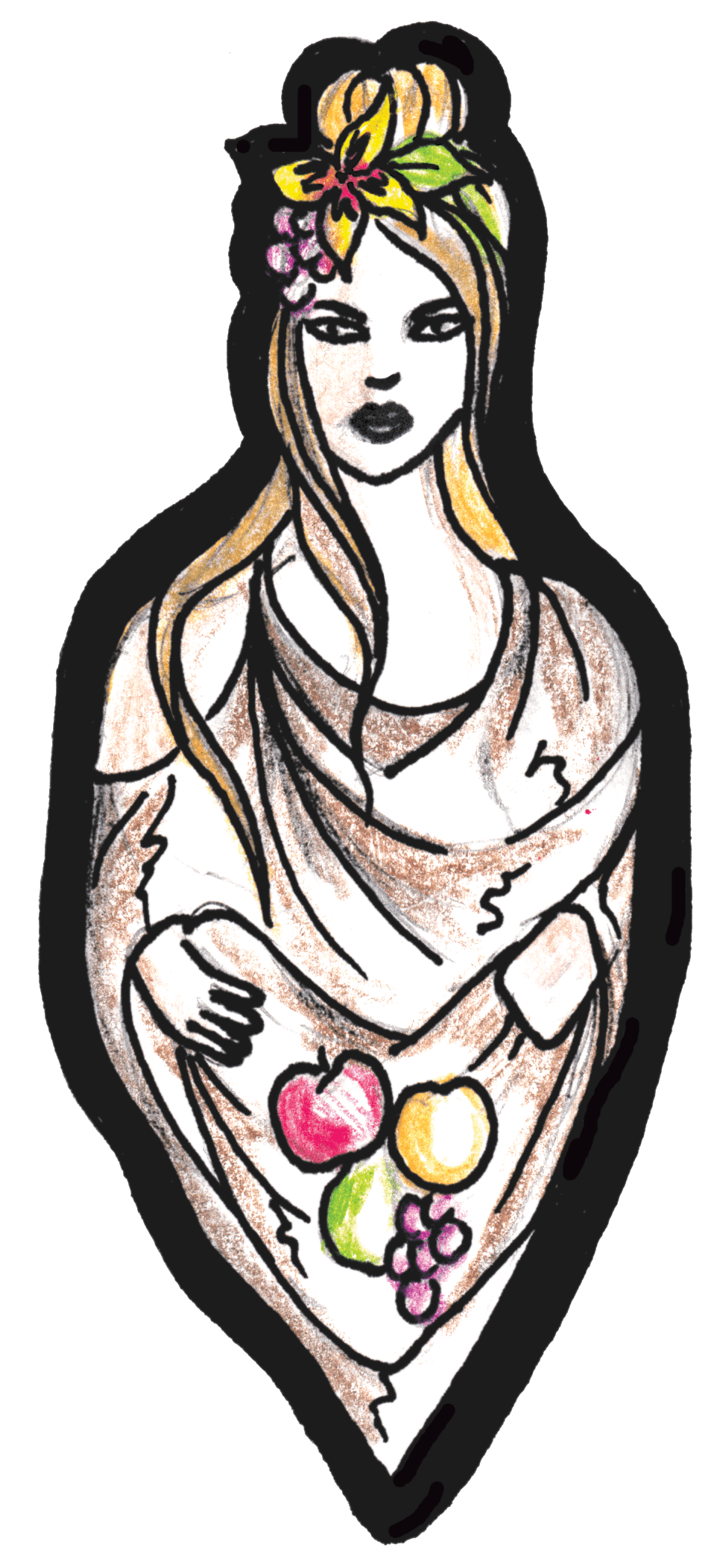 Demeter goddess of agriculture companion to nature goddess.png