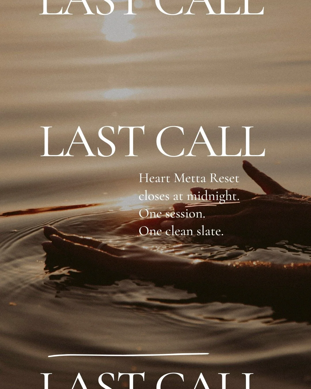 🌿 Final Call: Heart Metta Reset closes tonight 🌿
Your nervous system doesn&rsquo;t need a breakdown to deserve healing.
Sometimes all it takes is one clear signal:
 ✨ It&rsquo;s safe to let go.
That&rsquo;s what Heart Metta&trade; makes possible.
O