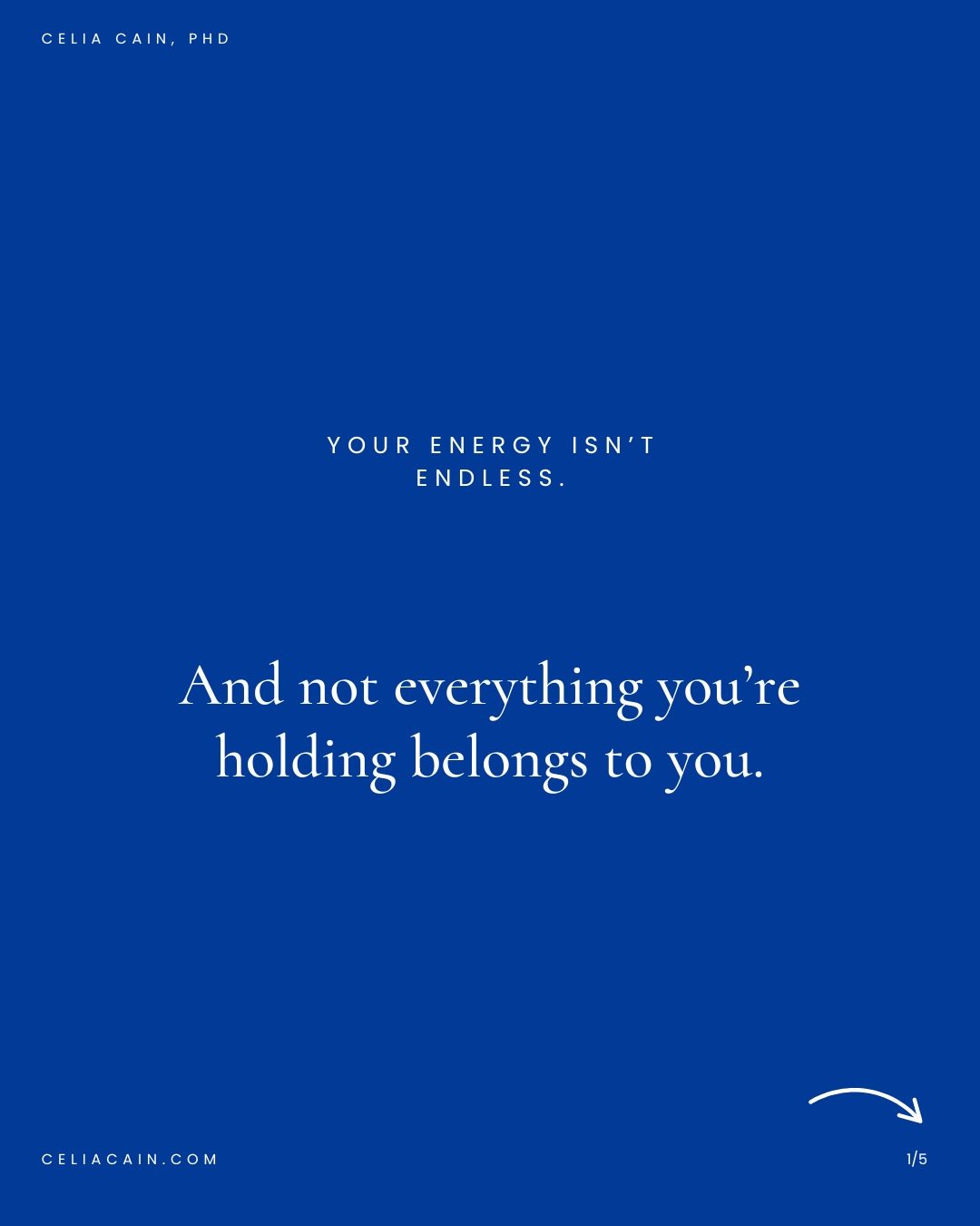 Lately, I&rsquo;ve noticed a theme in client sessions, emails, and conversations: So many of us are carrying energy that isn&rsquo;t ours.

It doesn&rsquo;t always look dramatic. Sometimes it&rsquo;s the way a friend&rsquo;s stress stays in your body