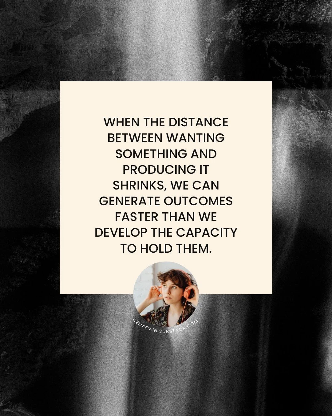 The distance between wanting something and producing it has collapsed.
Launching a business.
Publishing ideas.
Creating music or content.
Building an audience.
All easier than ever.
But when results arrive faster than we develop the capacity to hold 