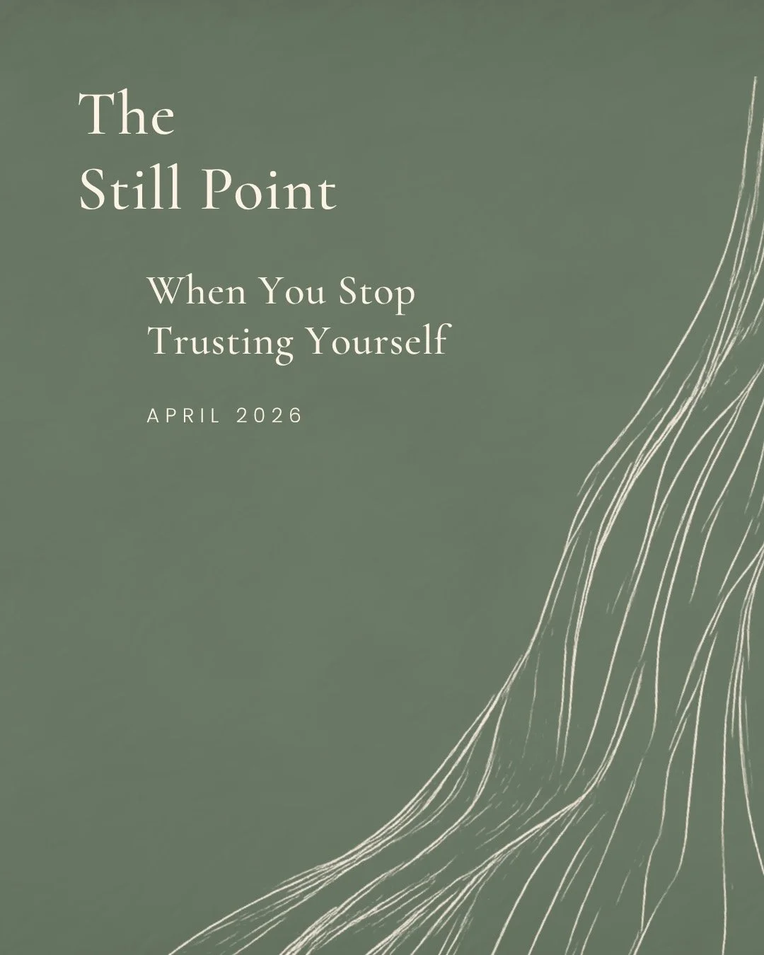 Intuition doesn&rsquo;t disappear.
It registers, and then attention turns toward it&mdash;trying to understand it, explain it, decide what it means.
Within a few moments, those two things are no longer separate.
The first response is still there. It&