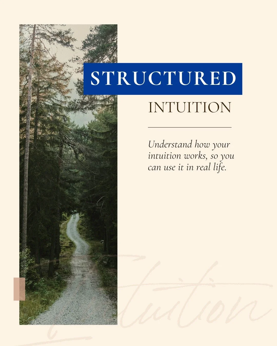 Most people are intuitive. You can notice something right away &mdash; a reaction, a sense, a quiet read on what&rsquo;s happening.
But then you think about it. You take in more information. You try to make sense of it. And by the time you go to act,