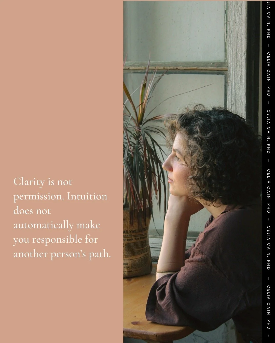 Sensitive people often confuse noticing with responsibility.
The moment they perceive something clearly, they feel obligated to intervene, explain, warn, rescue, fix, or carry.
But intuition does not automatically make you responsible for another per