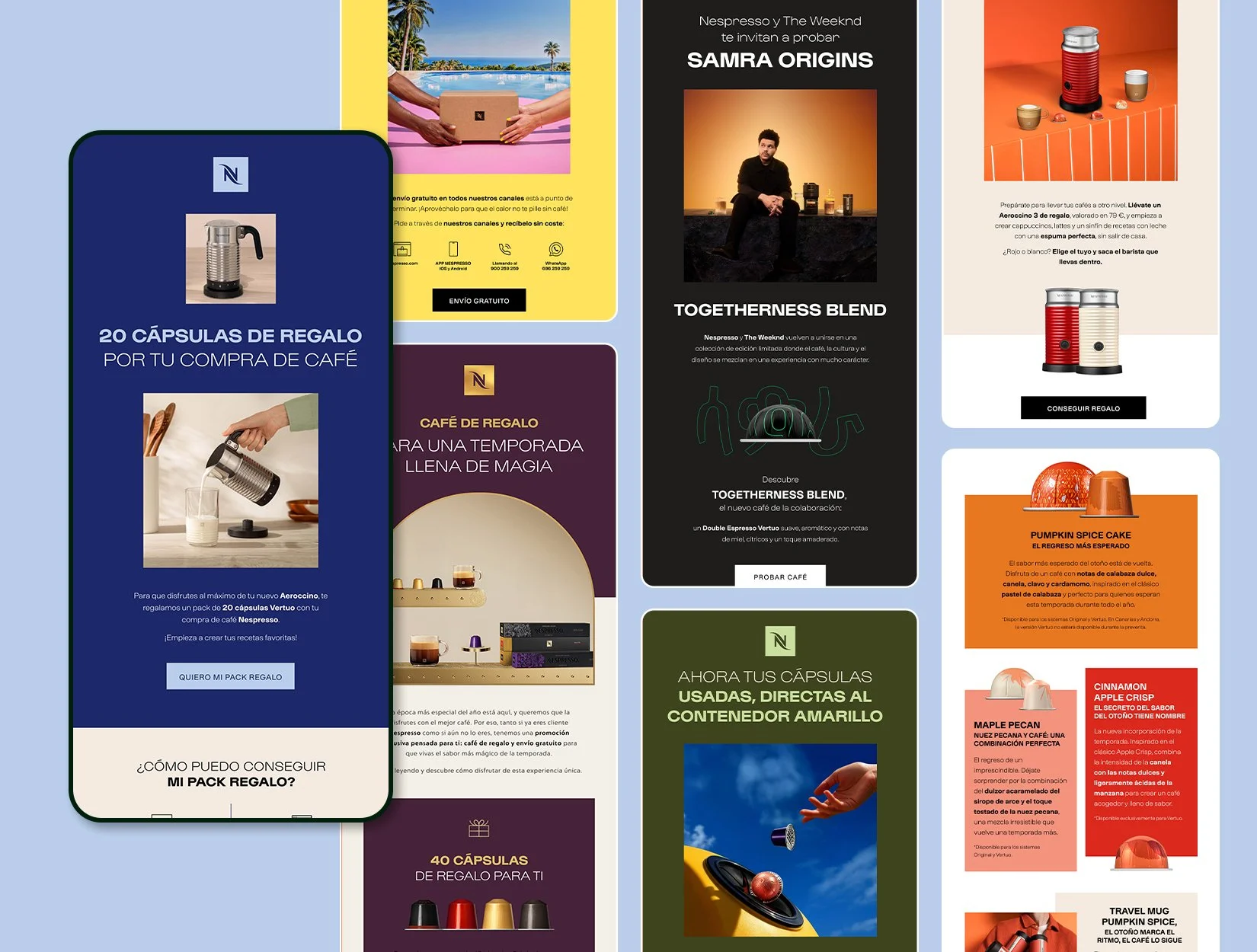 Nespresso Spain email design