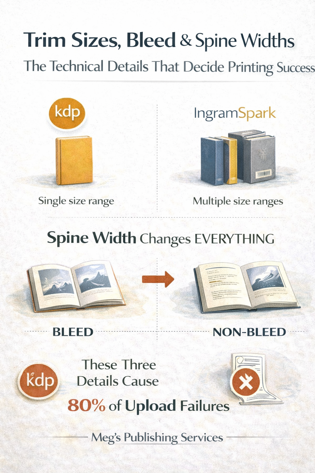 Trim Sizes, Bleed, and Spine Widths