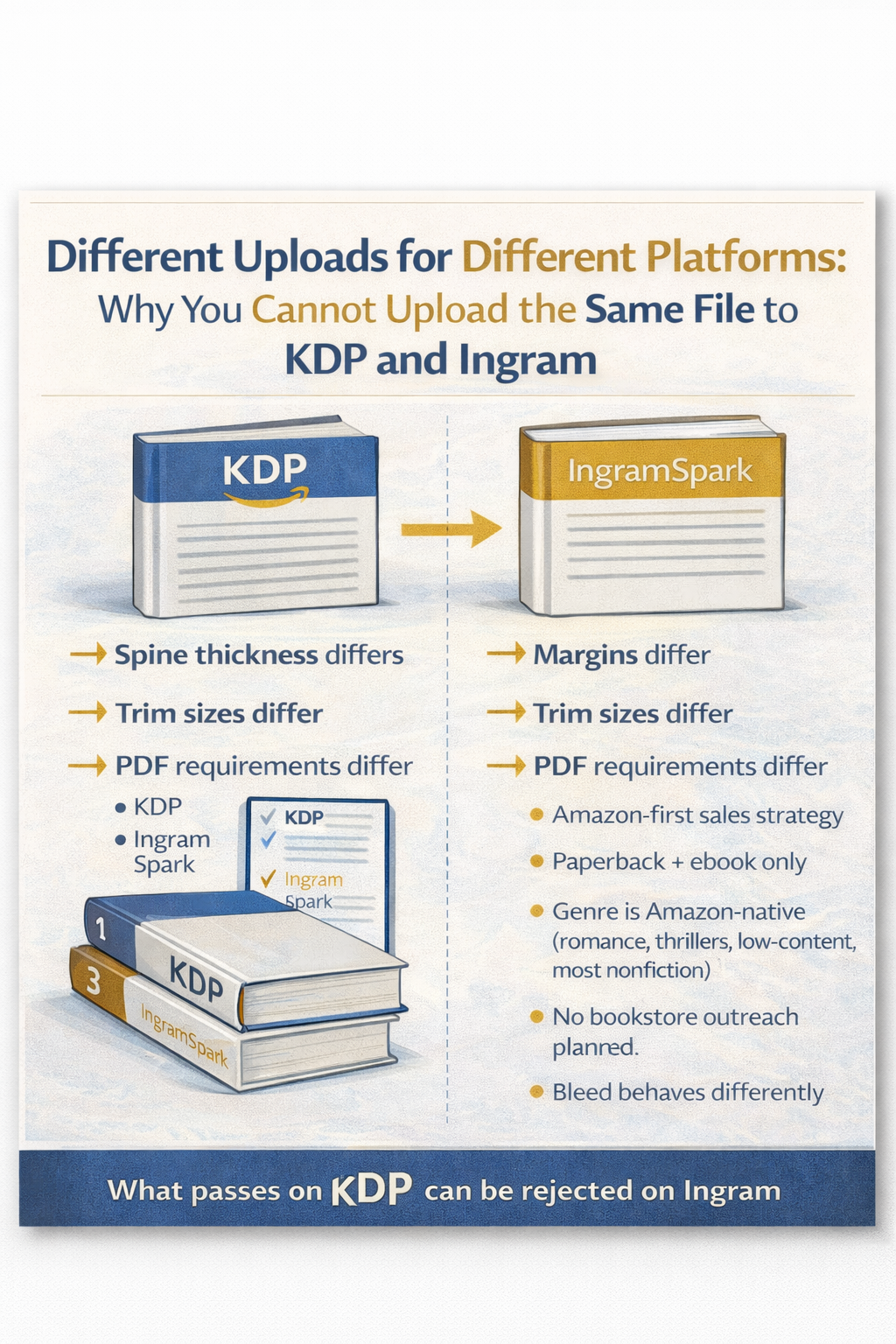 Different Uploads for Different Platforms