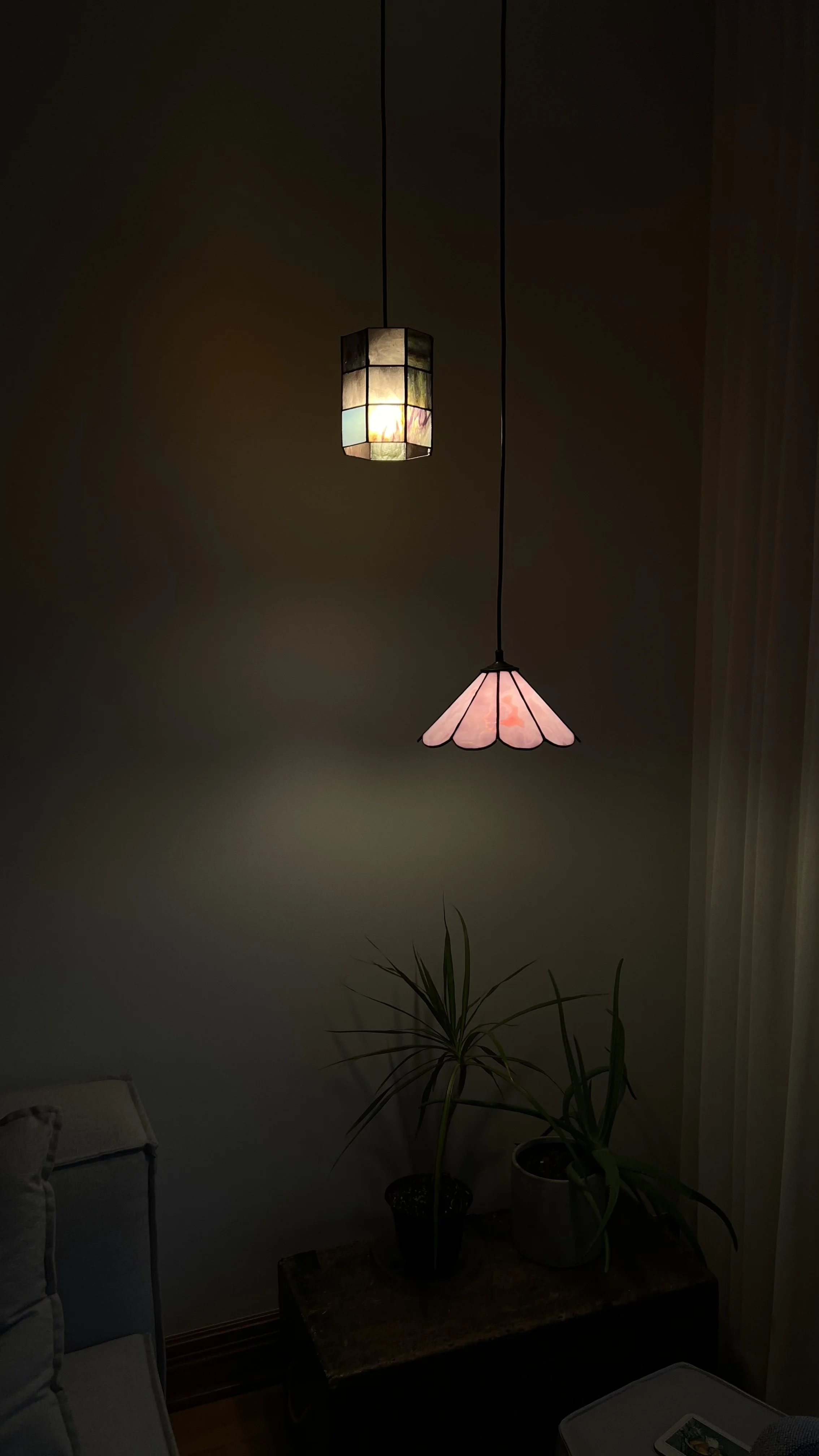 Lampes_la fleur et l'octogone.JPEG