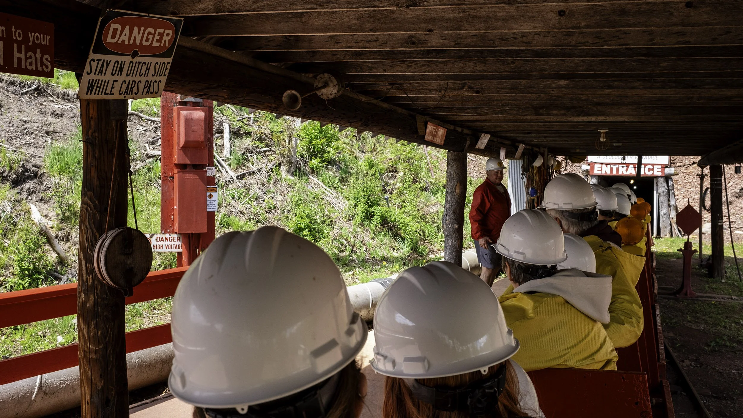 Iron Mountain Iron Mine train entrance