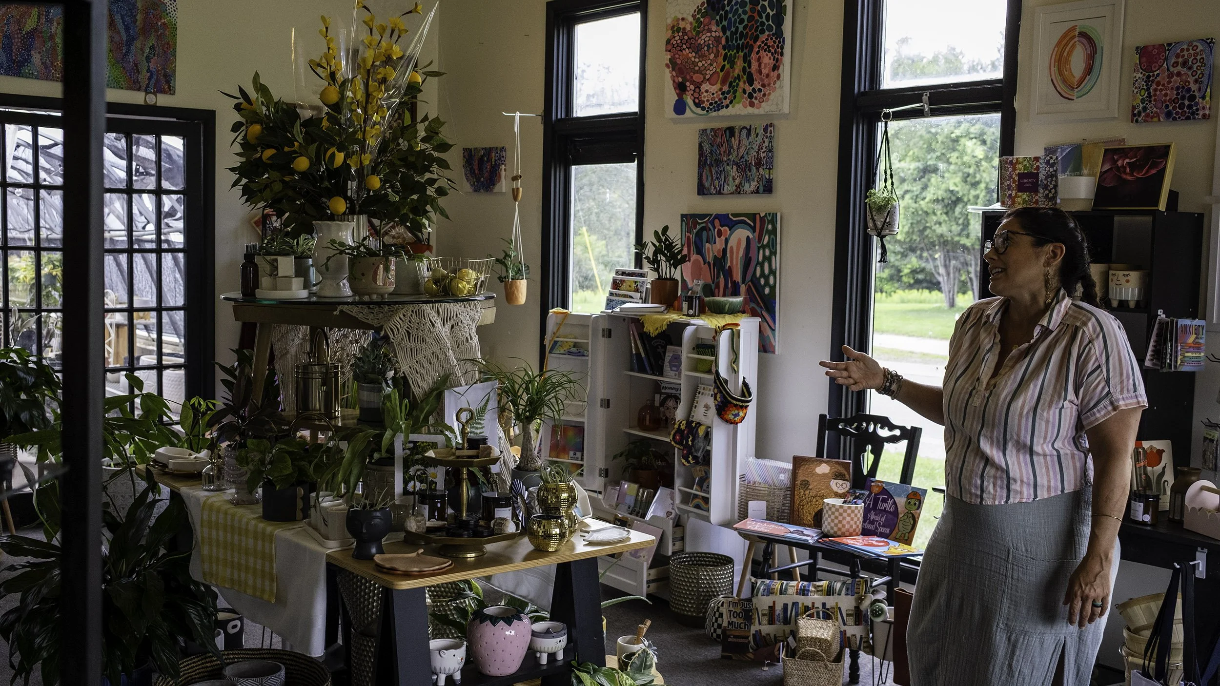 Erica Land in Danielson's Floral and Greenhouse gift shop