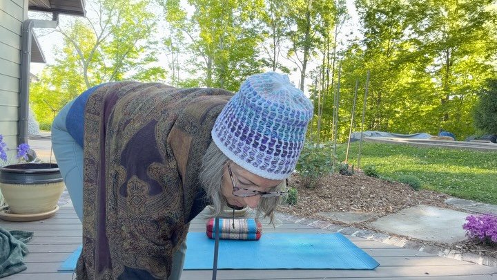 Although it was 48&deg; this morning, the birds and the sun rising through the trees were calling me to practice outside.

This week I am practicing for Svadhisthana chakra, the second chakra. Healing and trusting. 

&ldquo;I trust in the flow of my 