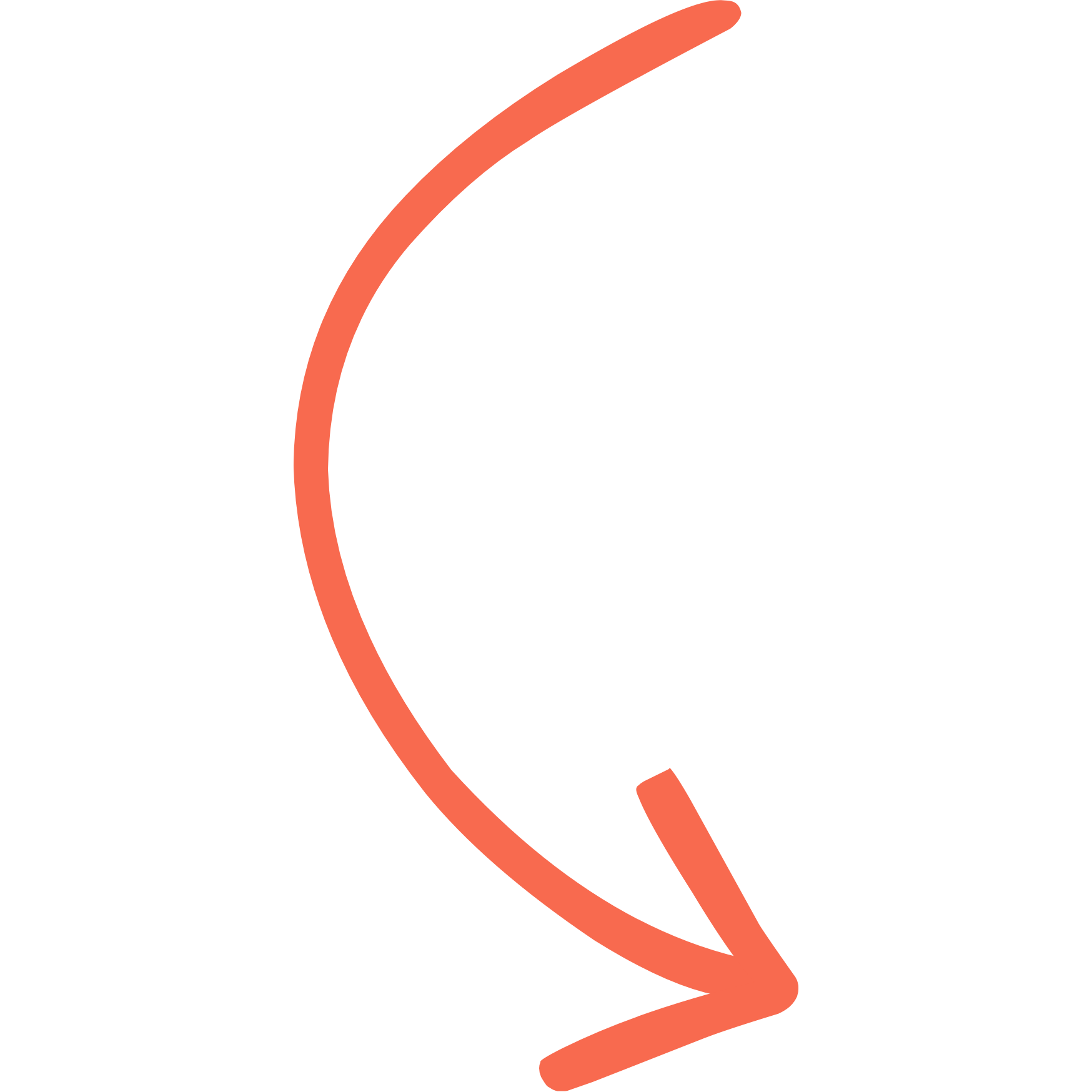 Orange arrow