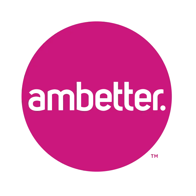 Ambetter logo accepted for in-network health insurance.