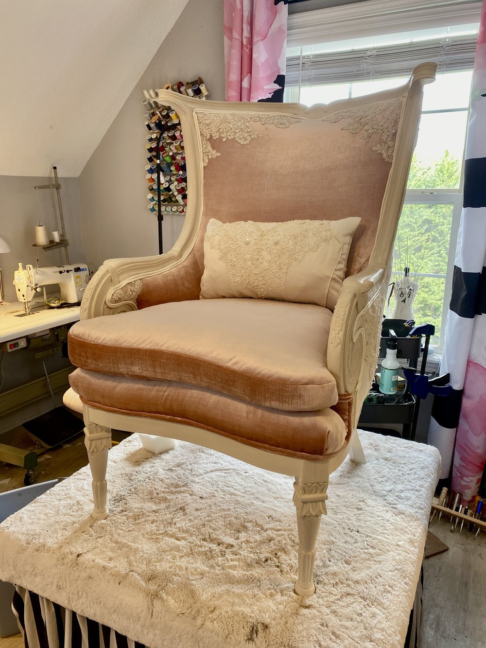 French Chair Reupholstering Chairs Diy French Provincial - Main Image