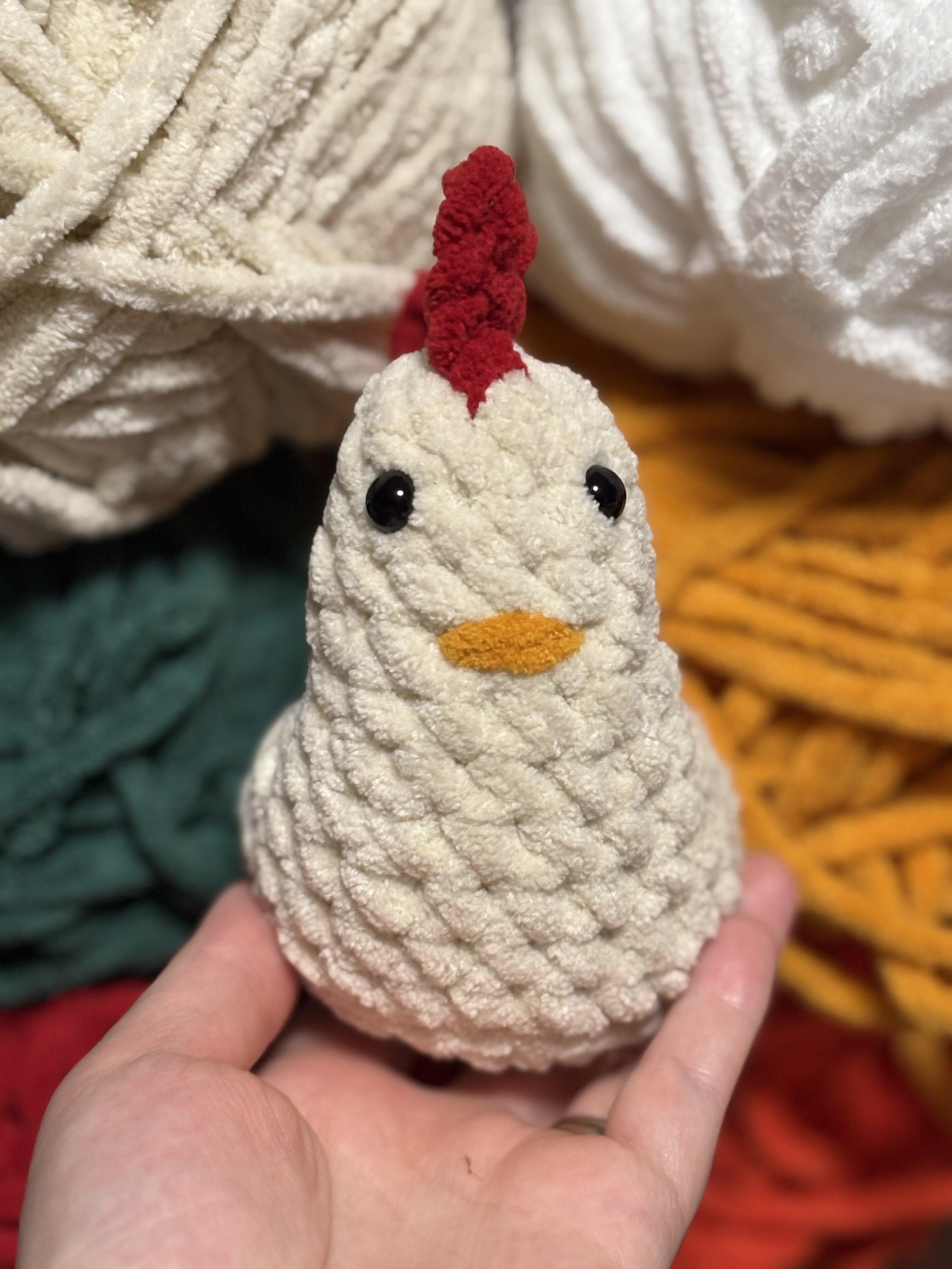 Crochet Nesting Chicken
