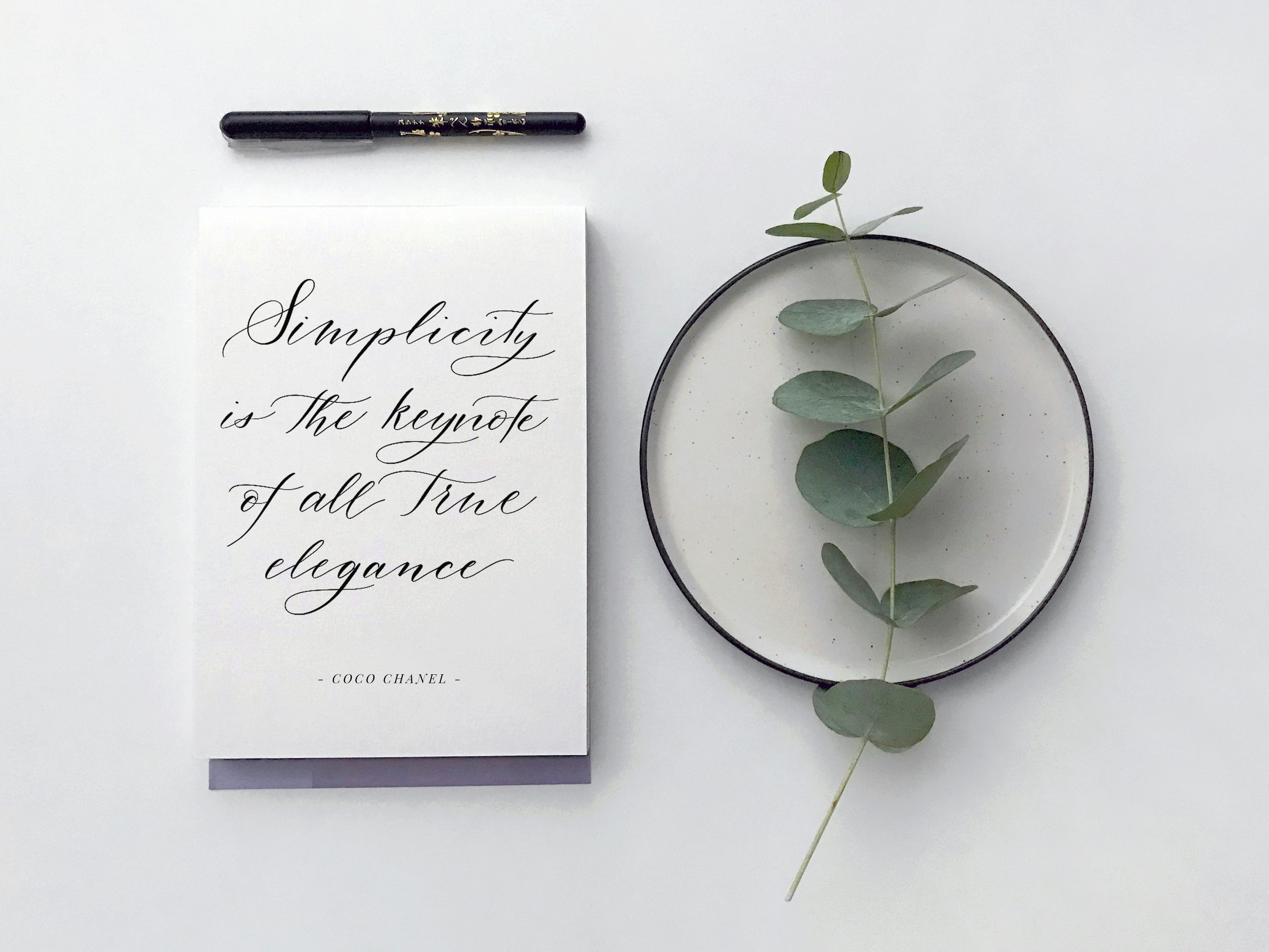 Harry Potter-Themed Copperplate Calligraphy