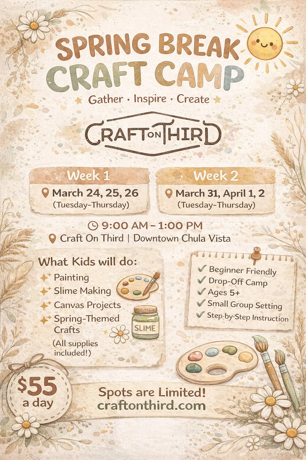 Spring Craft Camp