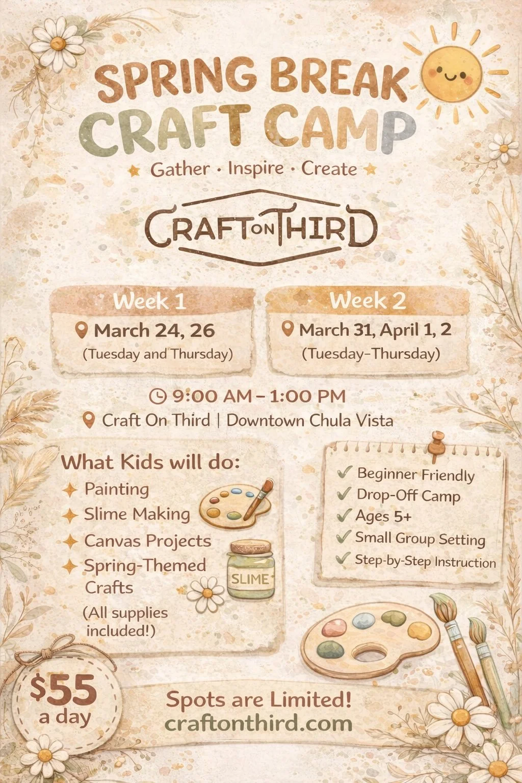 Spring Craft Camp