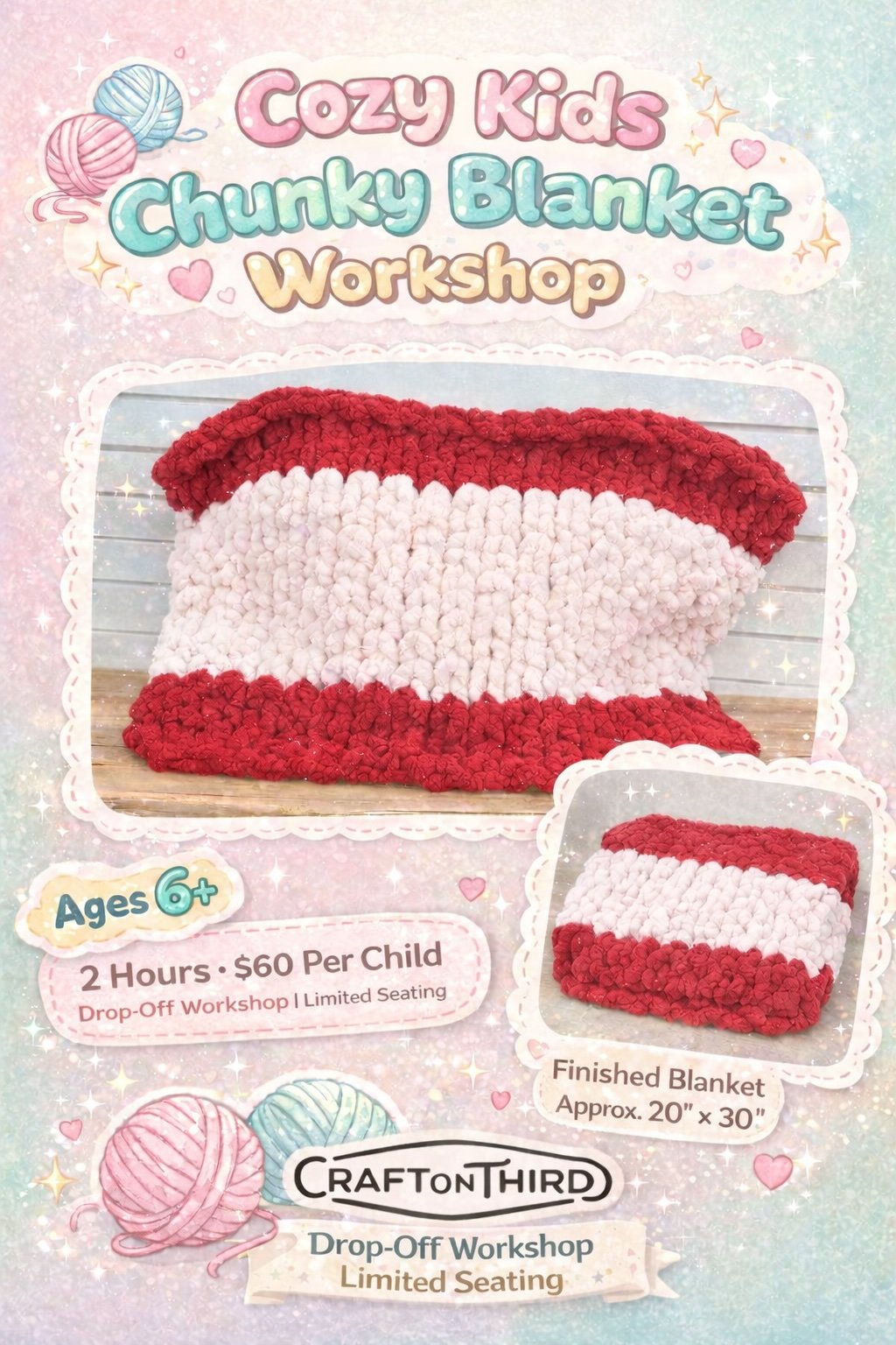 Cozy Kids Chunky Blanket Workshop