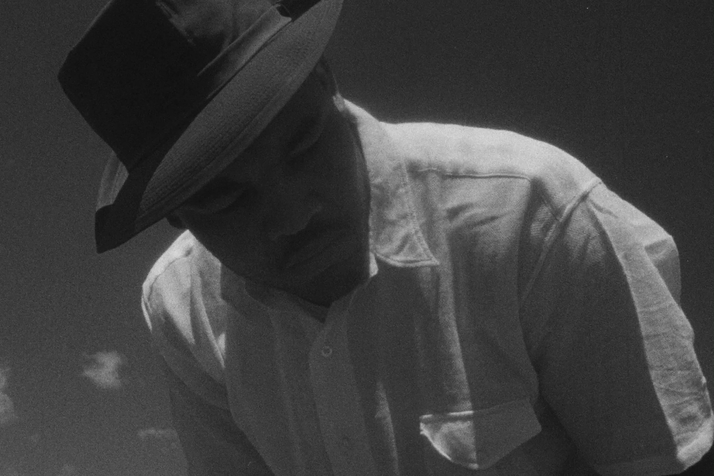 Image still from the short documentary film My Hands Purpose by Detroit based director John Sippel. Archival photo of Joe Louis Barrow who broke the color barrier in the PGA golf event. 