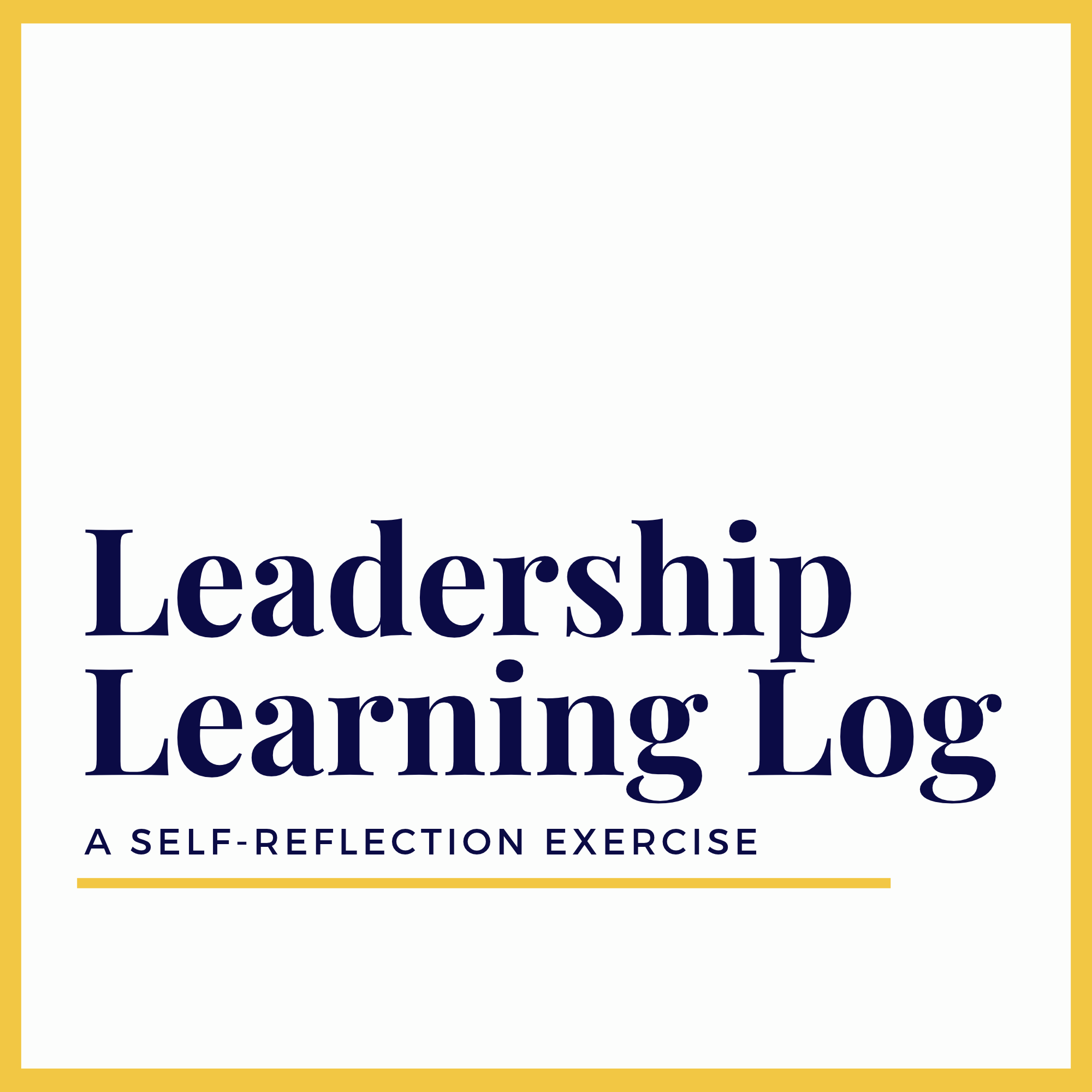 Leader as Learner