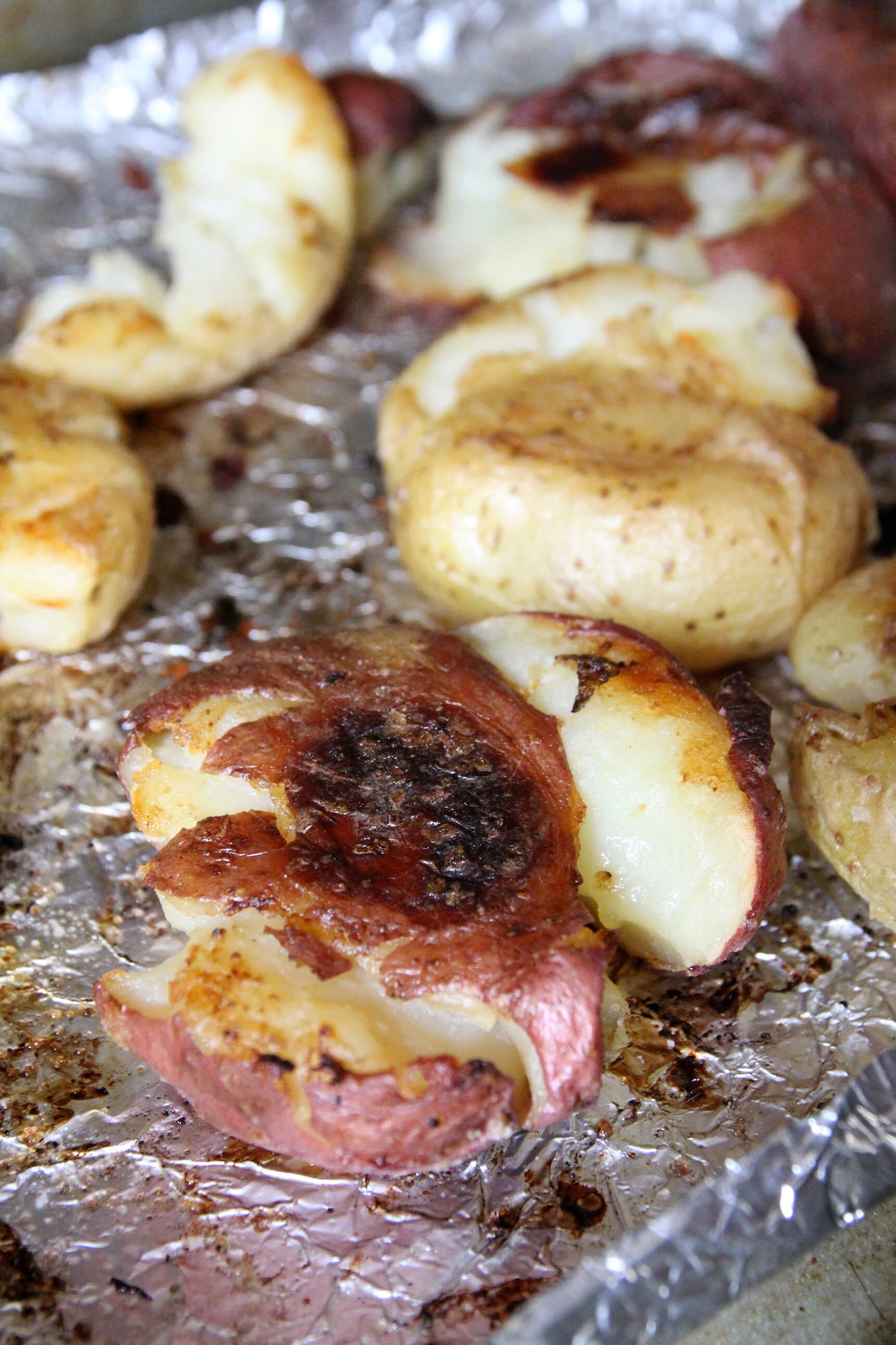 BROWN BUTTER SAGE CRUSHED POTATOES