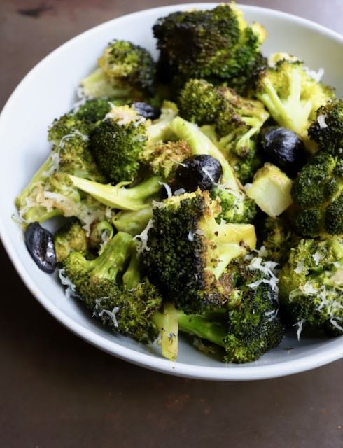 Black Garlic Roasted Broccoli