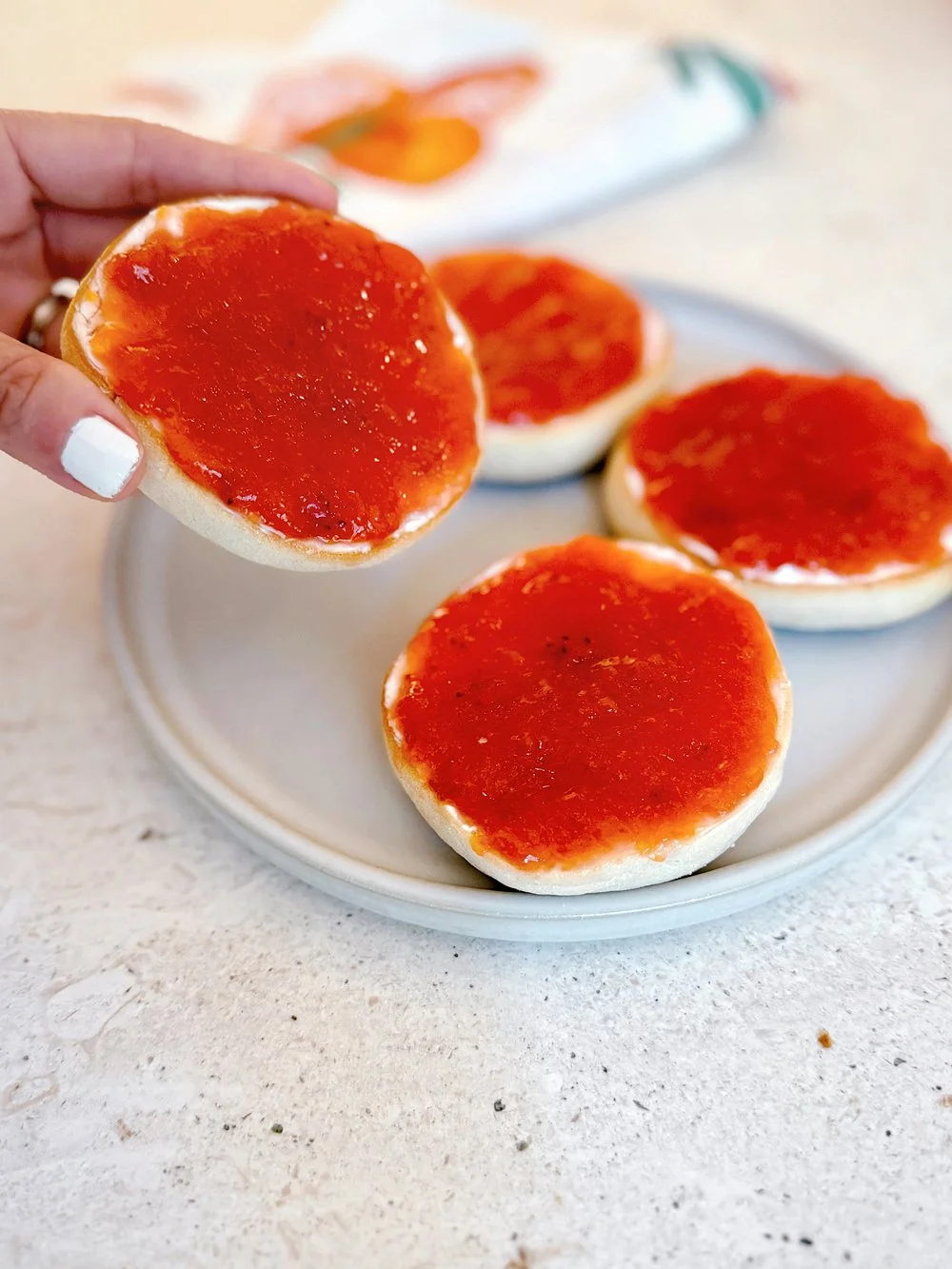PEACH &amp; STRAWBERRY JAM
