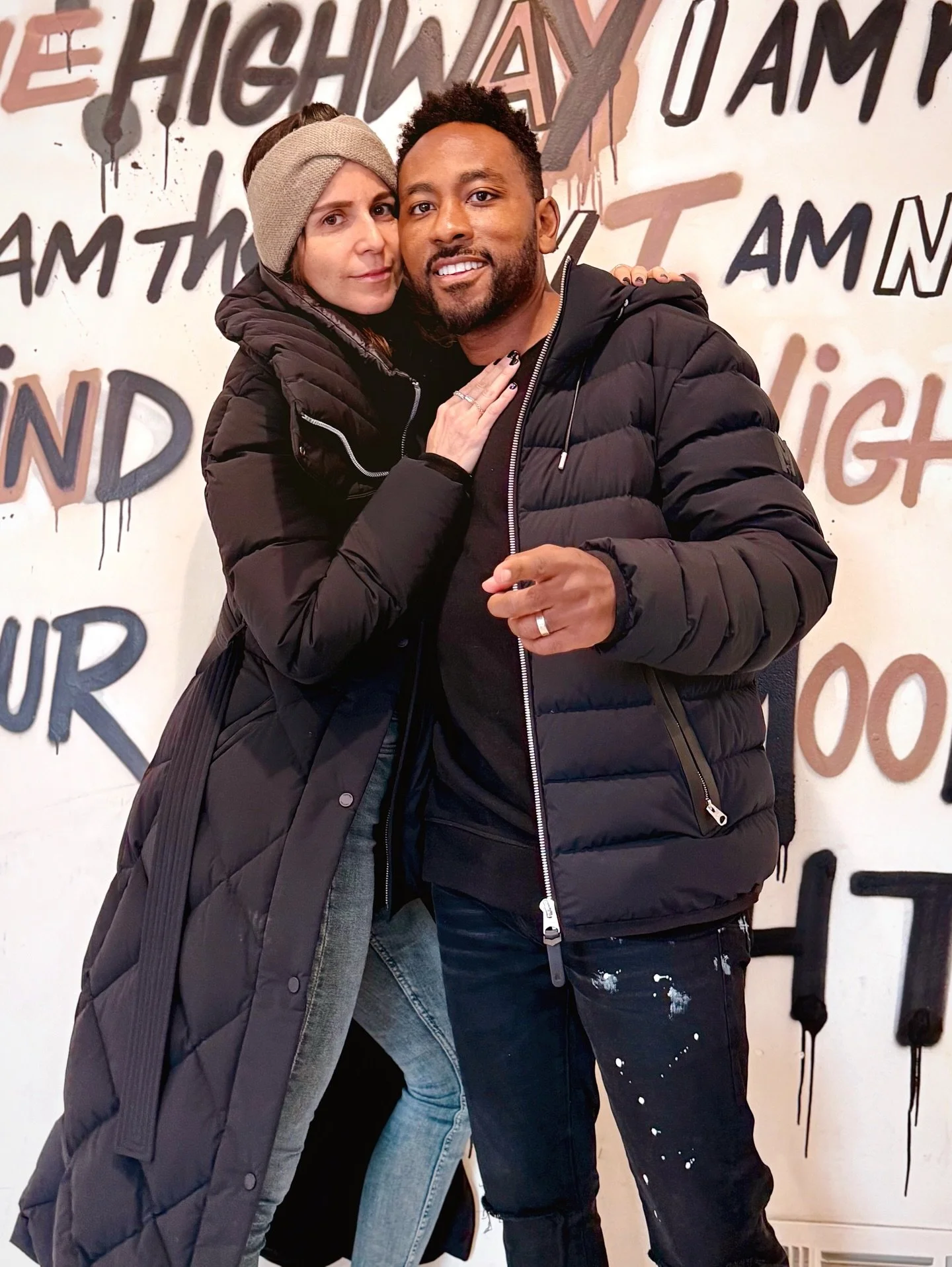 Us in 2026. 🫶🏻 My New Year&rsquo;s resolution is to share more photos from my life. Soooo, I&rsquo;m starting today with this photo my our 7-year-old son took of us in a caf&eacute; today in Jersey after I took on of him and his brother (see our mu