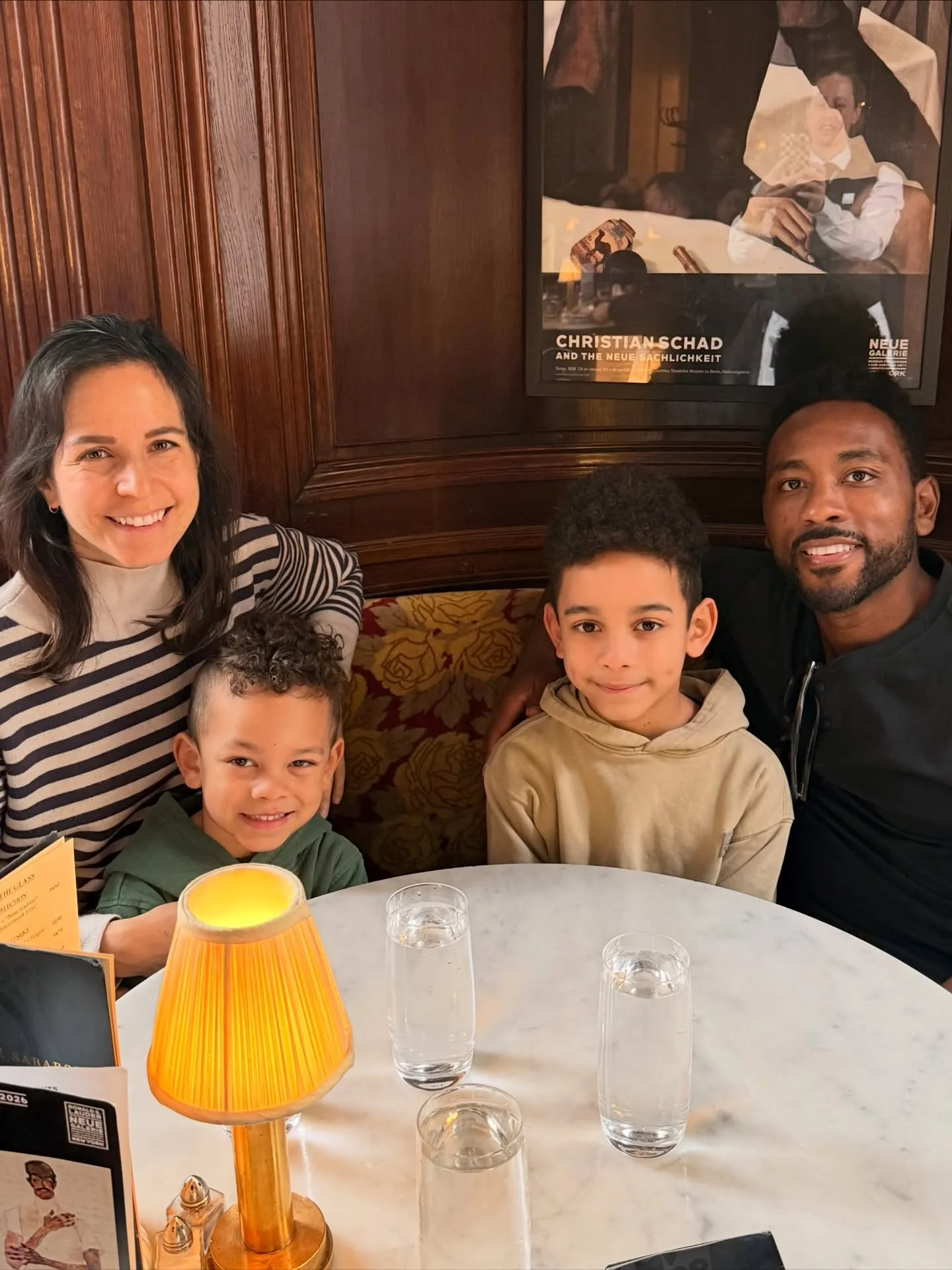 Brunching at @cafesabarsky with my guys 🖤 I highly recommend the Palatschinken mit Raucherforelle &amp; Oberskren (aka Chilled Smoked Trout Crepes &amp; Horseradish Cr&egrave;me Fraiche pictured in slides 2 &amp; 3)

PS (re the last slide): At one o