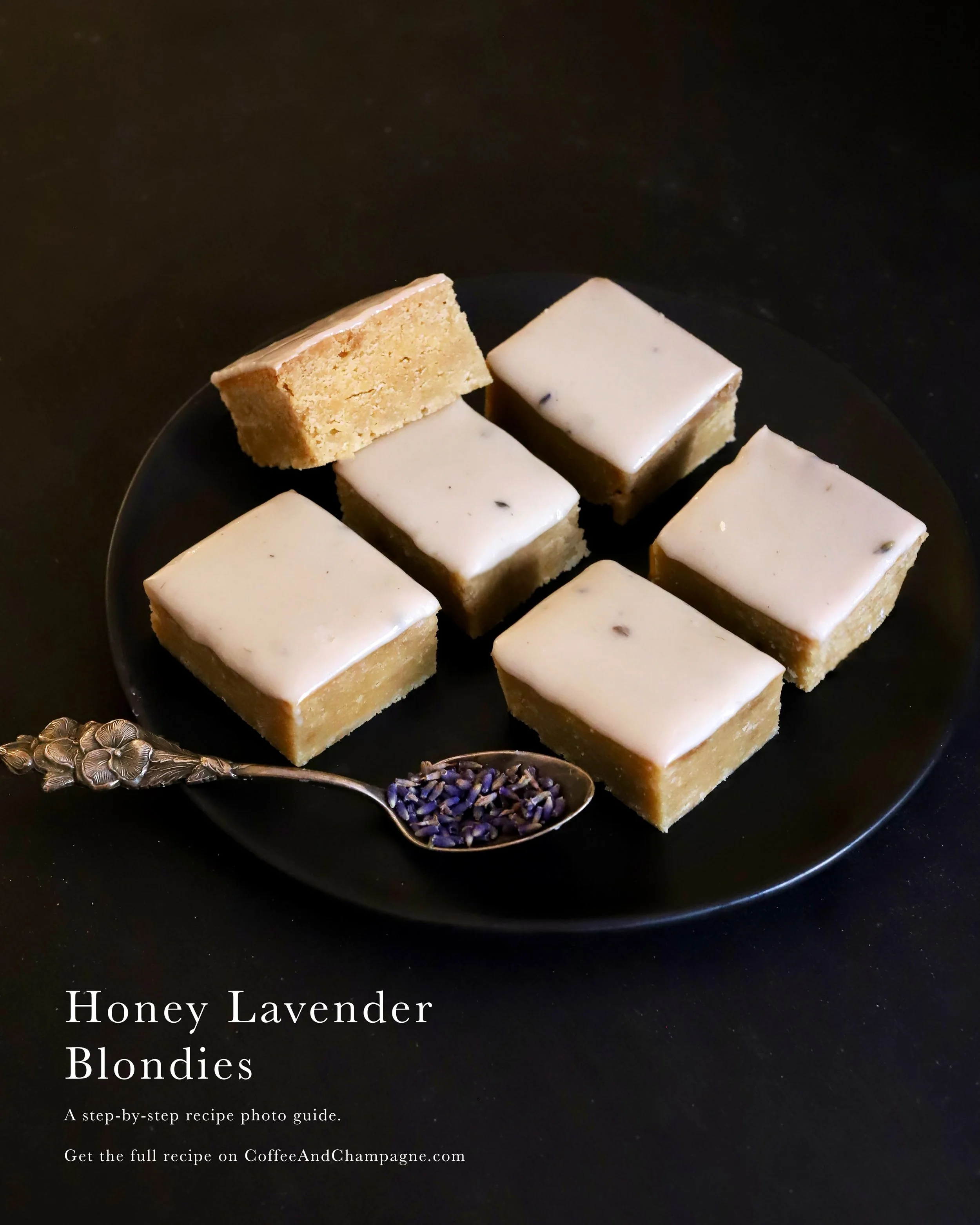 Honey Lavender Blondies: A Step-By-Step Recipe Photo Guide.

CONTENT QUESTION, PLEASE HELP! 🖤 I&rsquo;ve always loved photography and capturing the beauty of food. This kind of post is very much my speed. It&rsquo;s my wheelhouse. I&rsquo;ve been tr