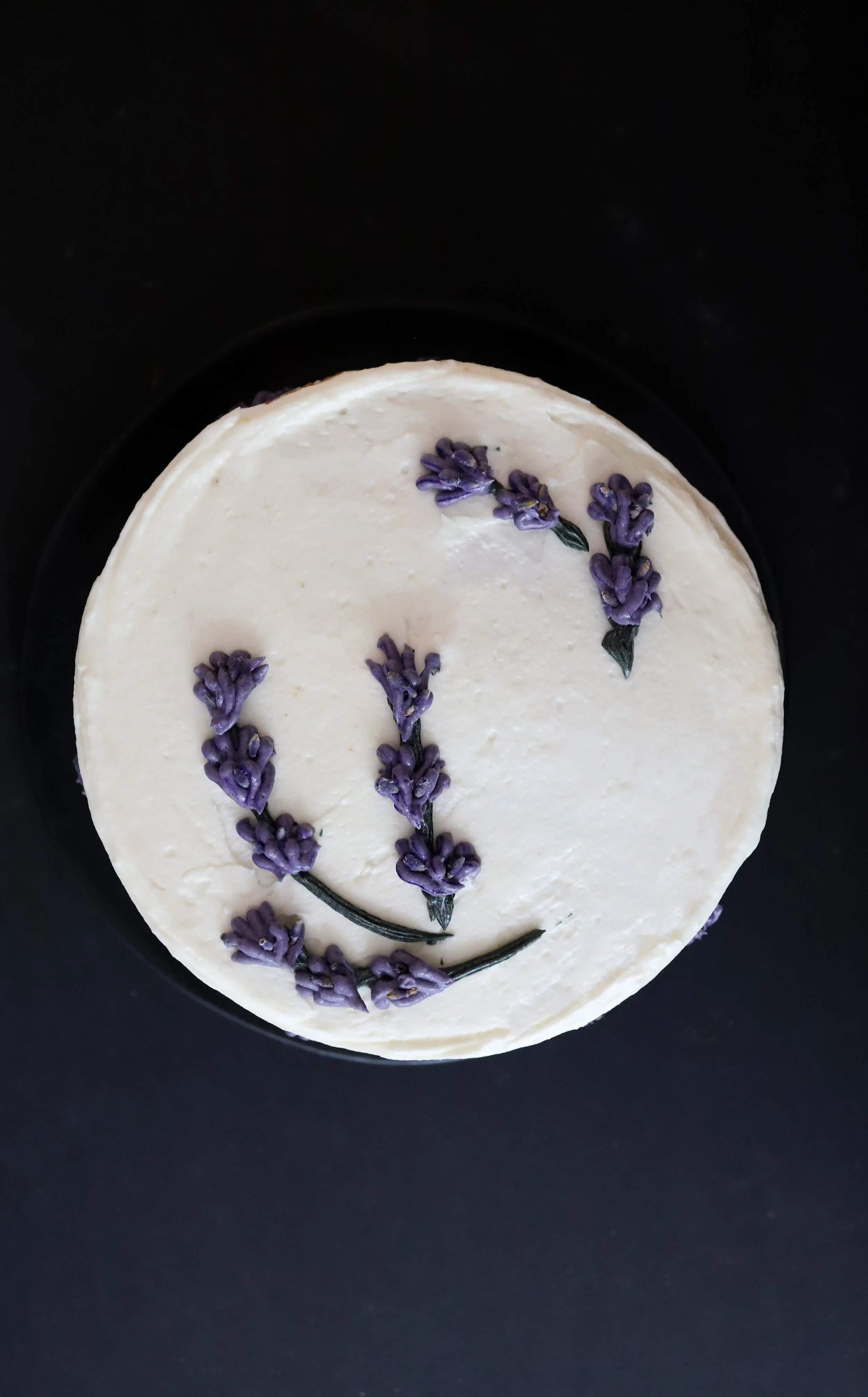 LAVENDER LEMON OLIVE OIL CAKE WITH LAVENDER MASCARPONE BUTTERCREAM