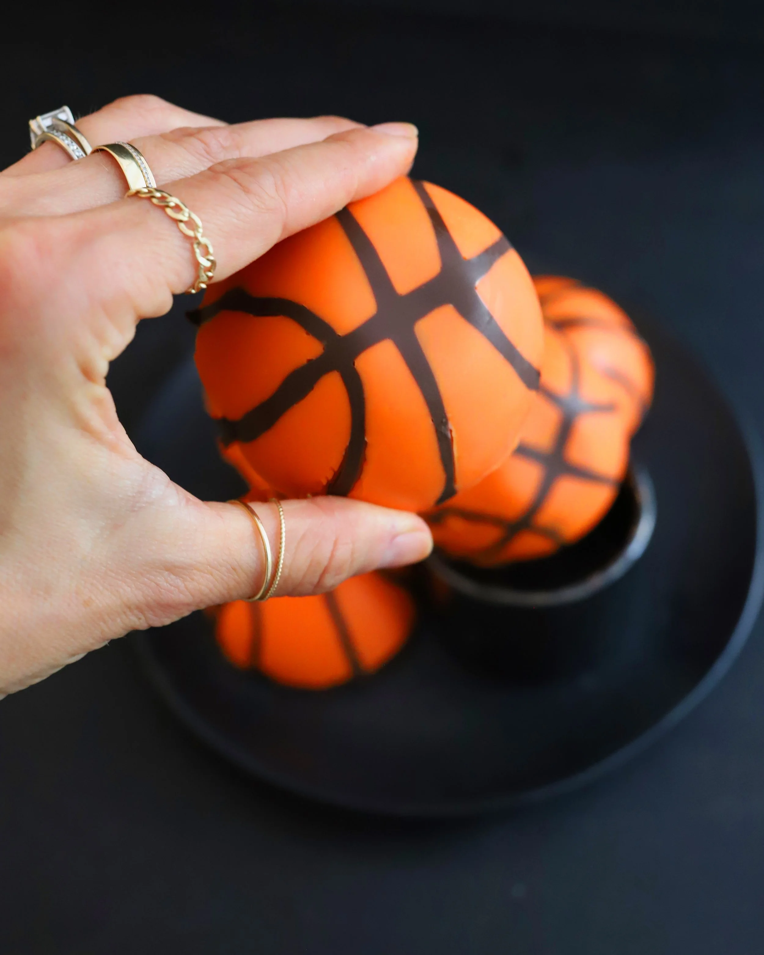 ORANGE BOURBON BASKETBALL TRUFFLES