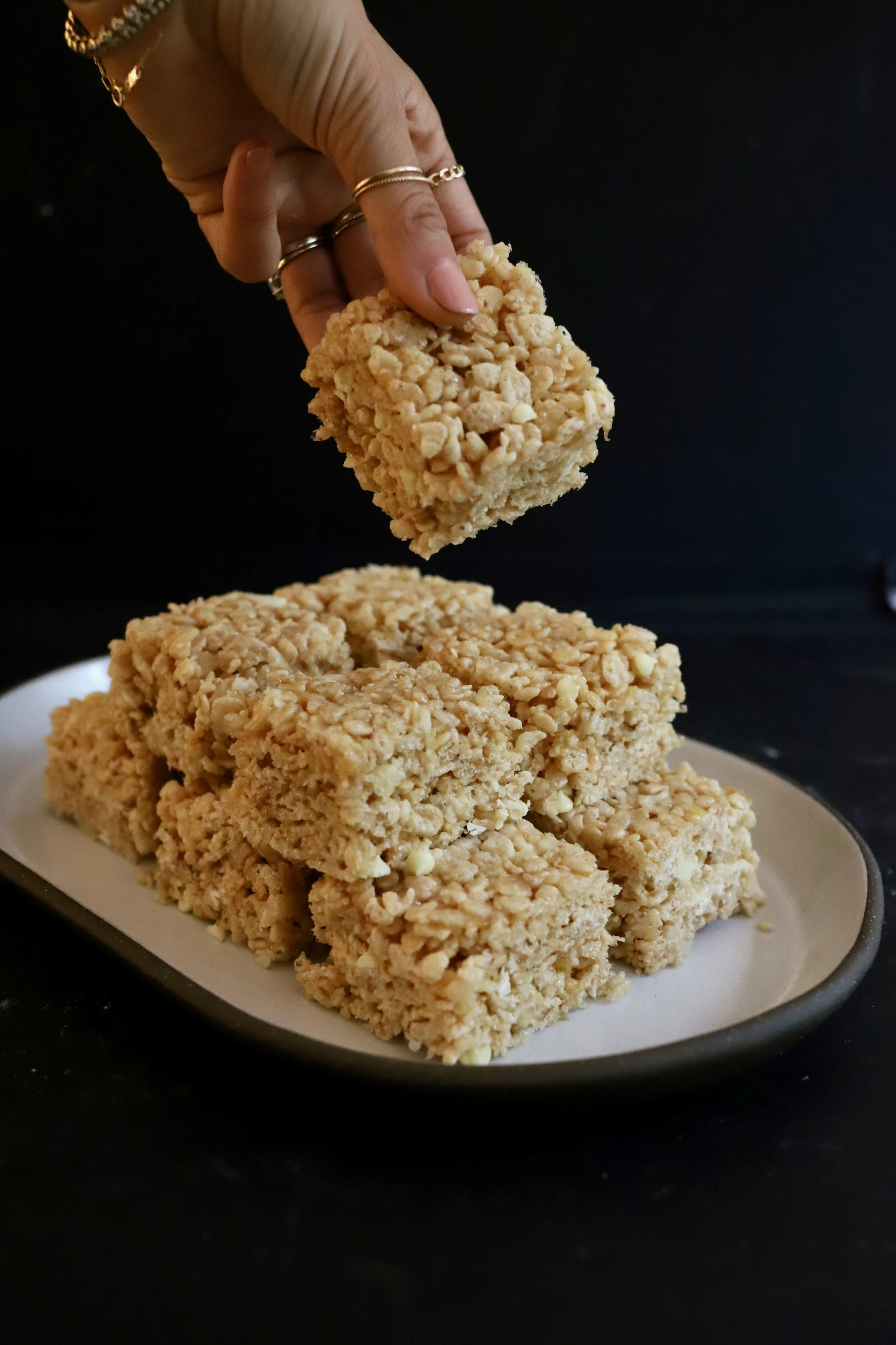 BANANA BREAD RICE KRISPIE TREATS
