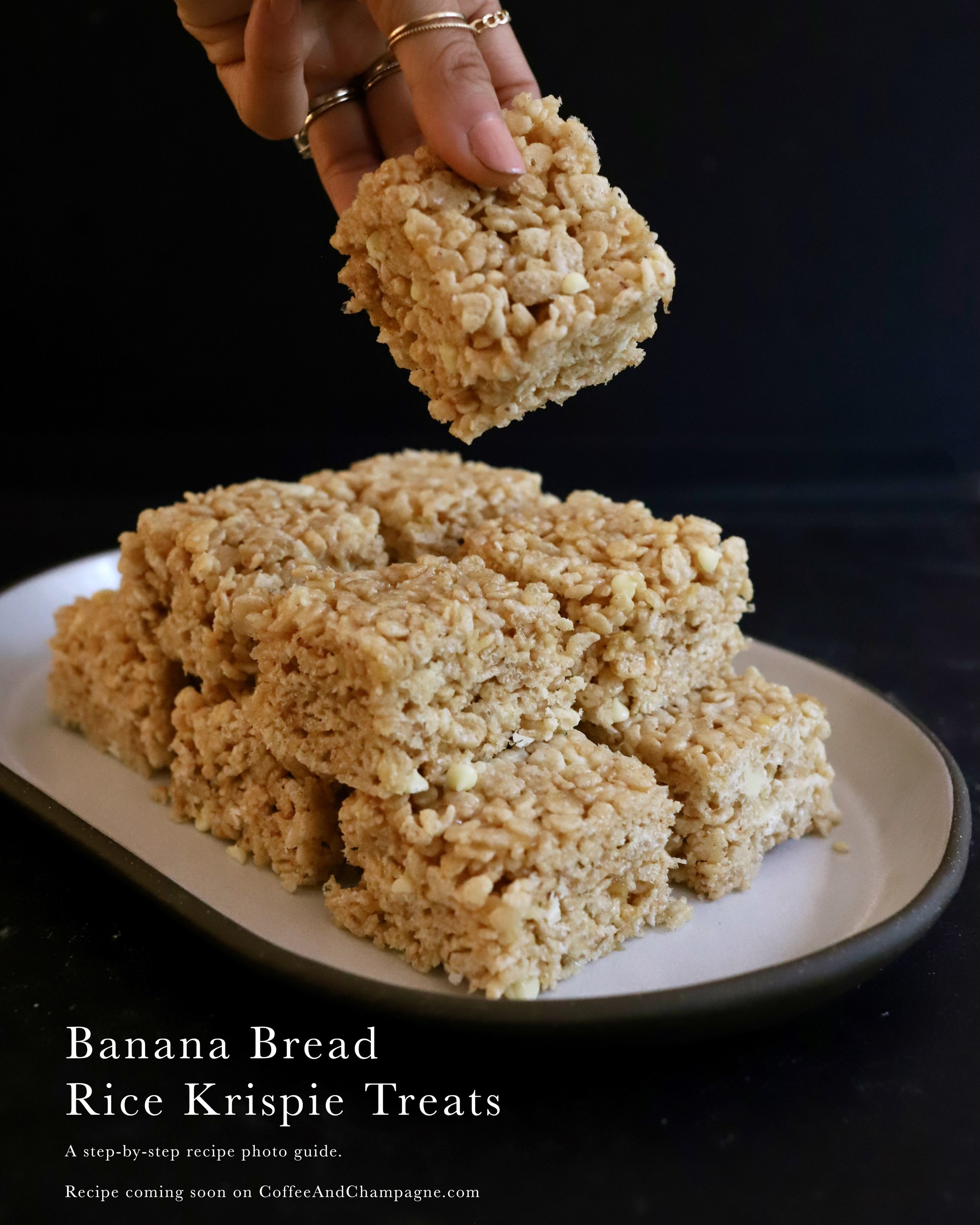 Banana Bread Rice Krispie Treats: A nostalgic classic, all grown up.

These elevated Rice Krispie treats capture the flavor of homemade banana bread with brown butter, ripe bananas, cinnamon, and white chocolate chips&mdash;bringing a little bakery-w