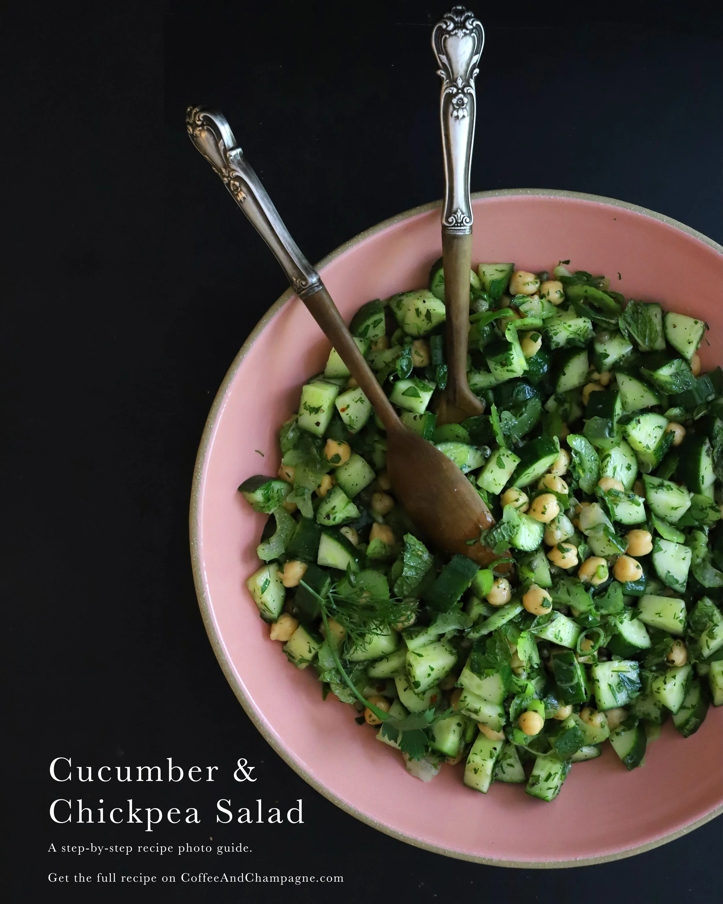 Easy (chick)peasy! 

Summer cooking should be easy! Toss together this herb filled Cucumber &amp; Chickpea side for every BBQ, picnic, or summer gathering. It&rsquo;s so fresh, flavorful (love the bright olive oil, lemon, &amp; Dijon dressing). I can