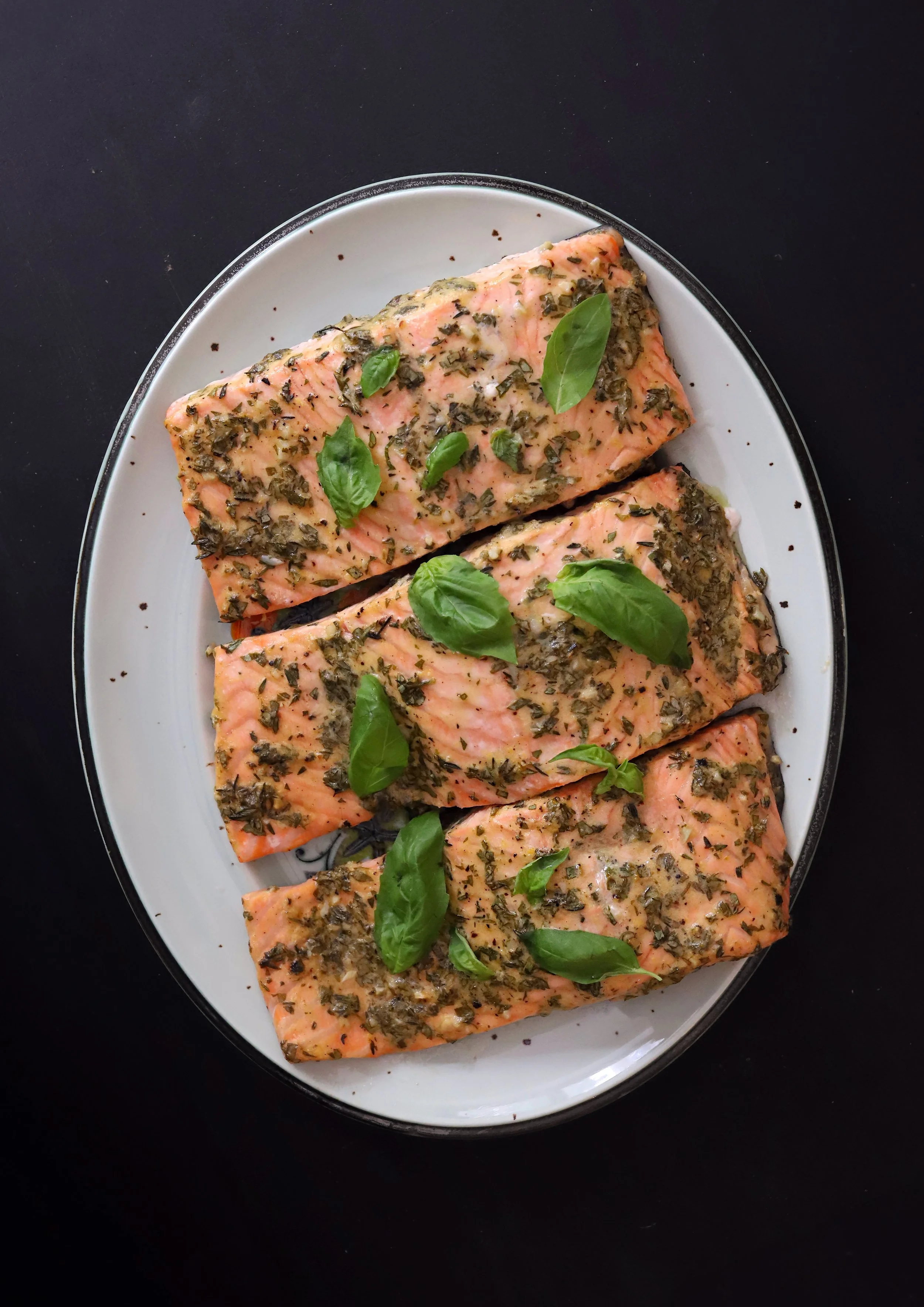 DIJON HERB ROASTED SALMON