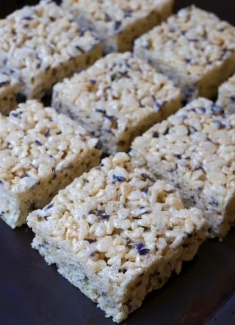 LAVENDER MAPLE RICE KRISPIES TREATS