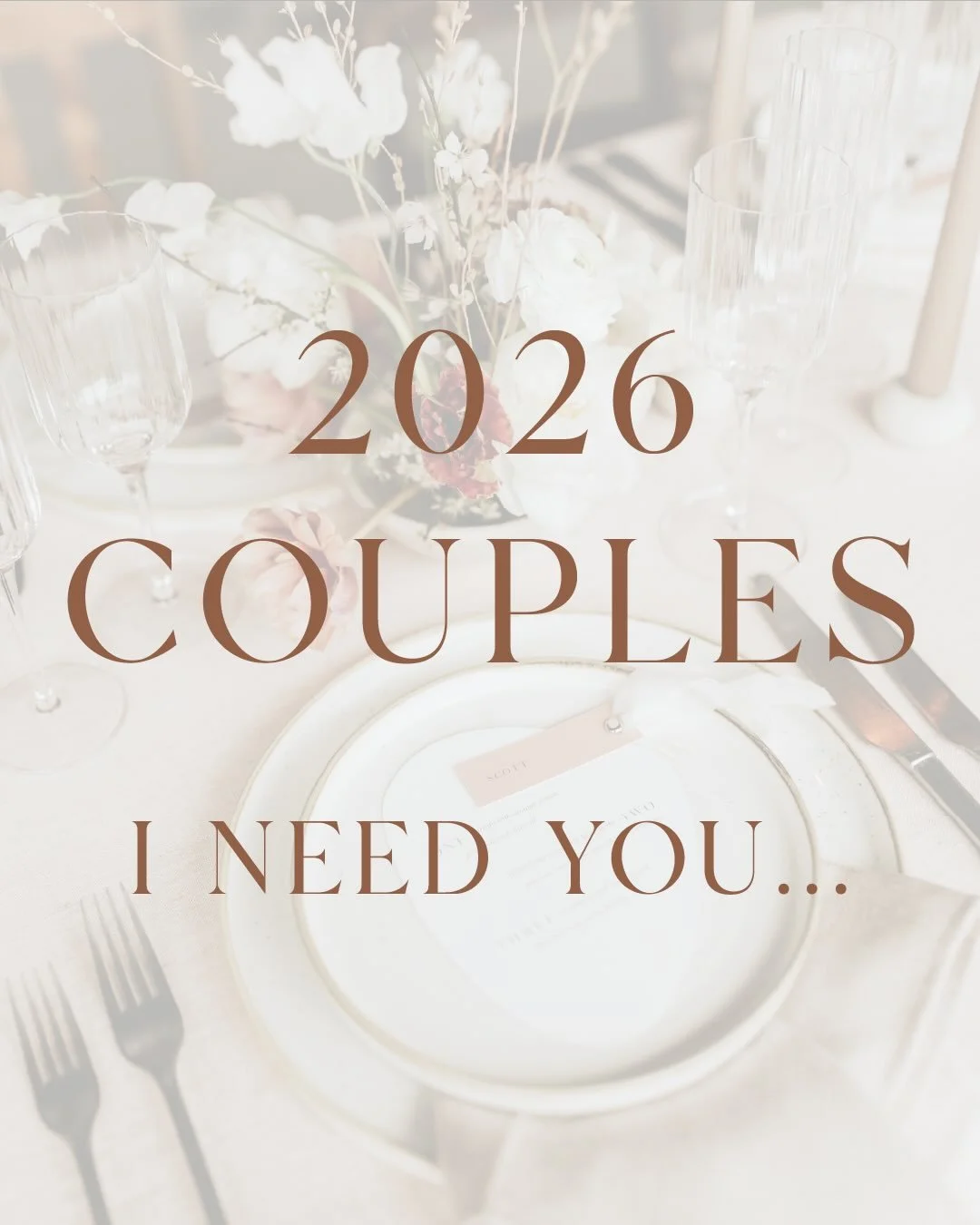 ✨Calling all 2026 couples✨

I&rsquo;m launching &lsquo;Signature Collections&rsquo; and I&rsquo;m looking for 5 couples to collaborate with. 

What&rsquo;s in it for you&hellip;
⭐️ A bespoke design service without the price tag
⭐️ Heavily discounted 