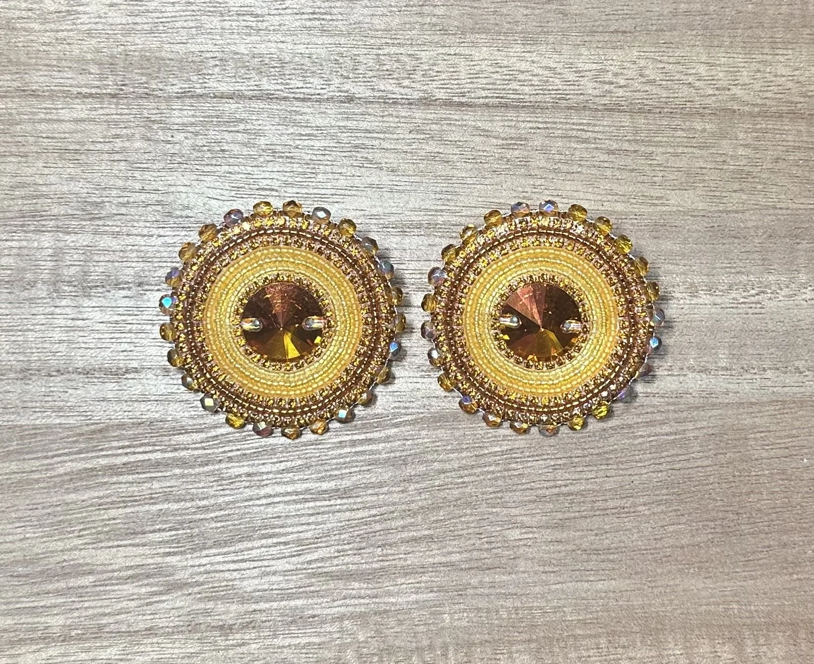 Golden Topaz Crystals.