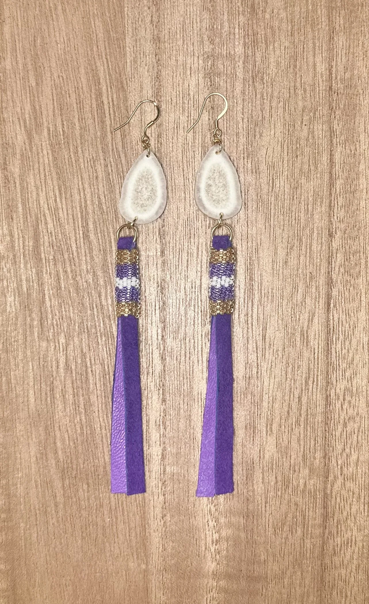 Purple Deer Dangles.