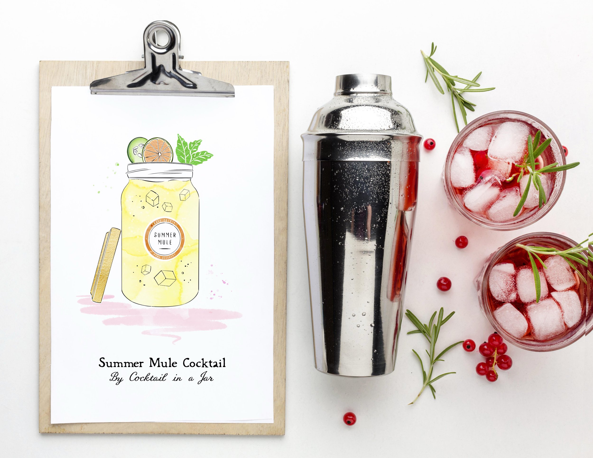 Cocktail in a Jar